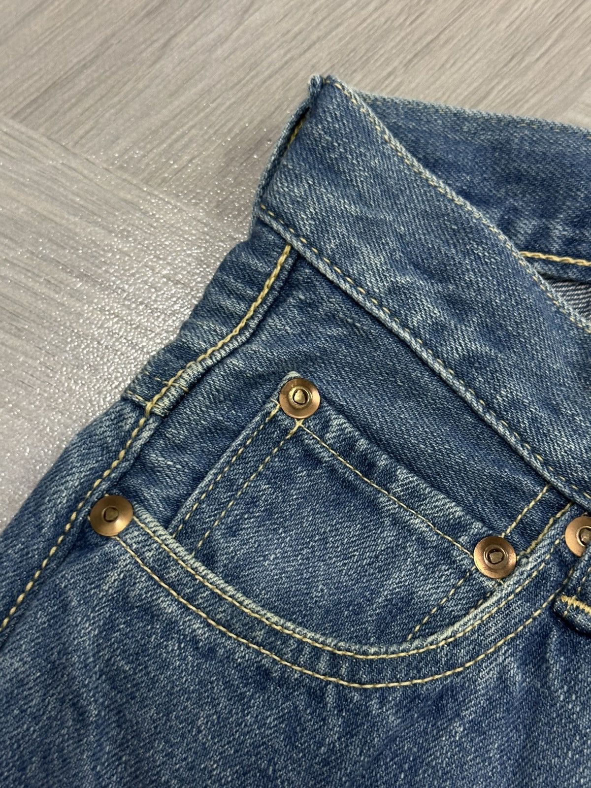 Kapital Kapital Japan Wide Leg Buckle Bag Denim Pant Size US 28 / EU 44 - 5 Thumbnail