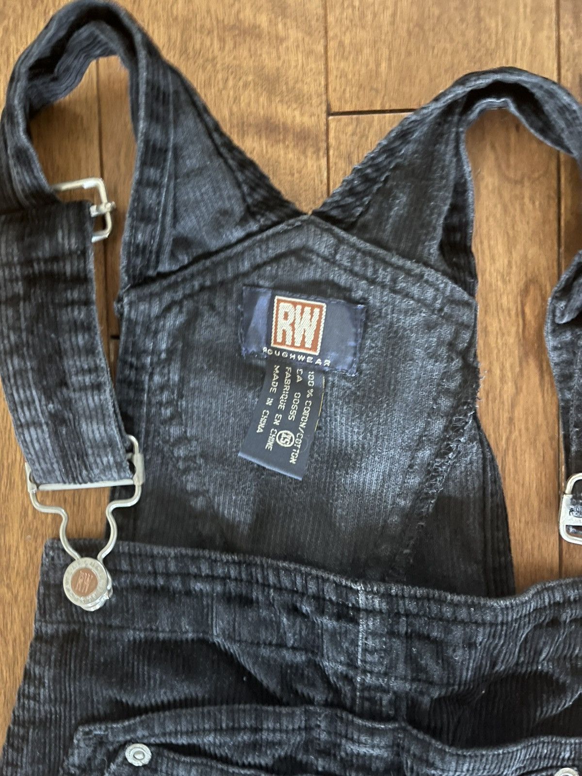 Vintage Vintage black corduroy overalls Size 30" / US 8 / IT 44 - 4 Thumbnail
