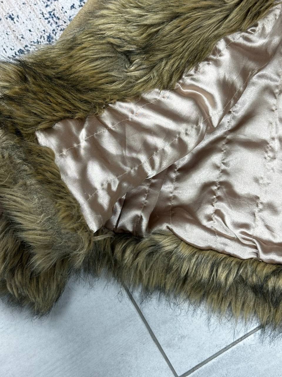 Japanese Brand Vintage Japanese Fur Cropped Suede Style Bomber Y2K Size M / US 6-8 / IT 42-44 - 10 Thumbnail