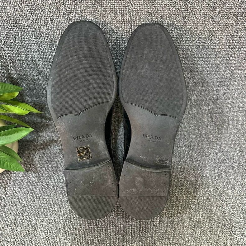 Prada PRADA Leather RoundToe Dress Shoes for Men-2506 Size US 6.5 / EU 39-40 - 5 Thumbnail
