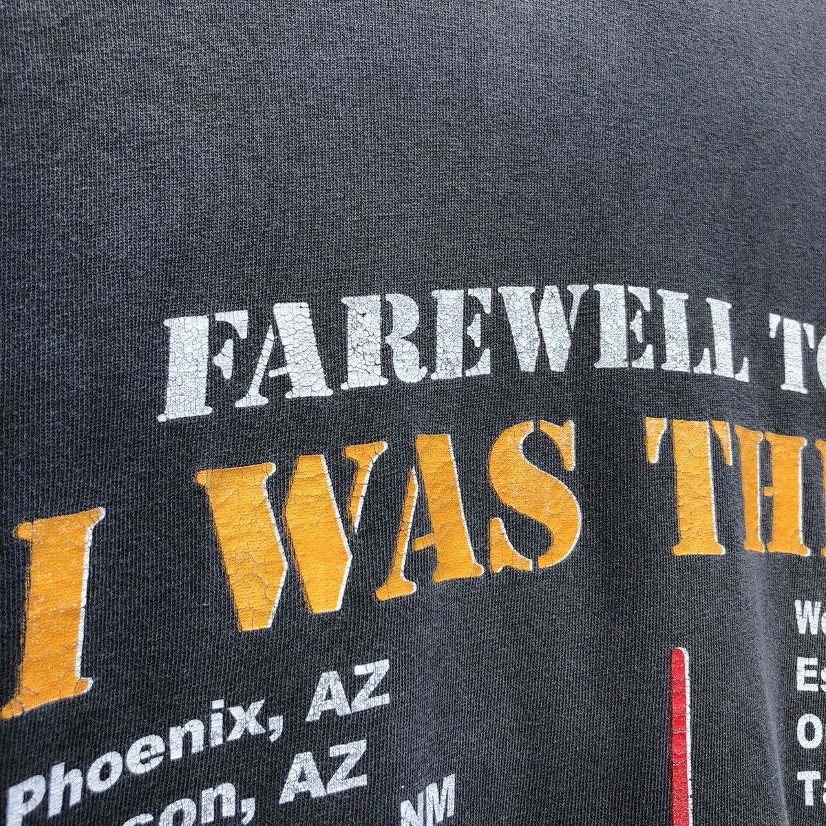 Band Tees Vintage y2k Faded KISS Farewell Tour I Was There Tshirt Size US L / EU 52-54 / 3 - 15 Thumbnail
