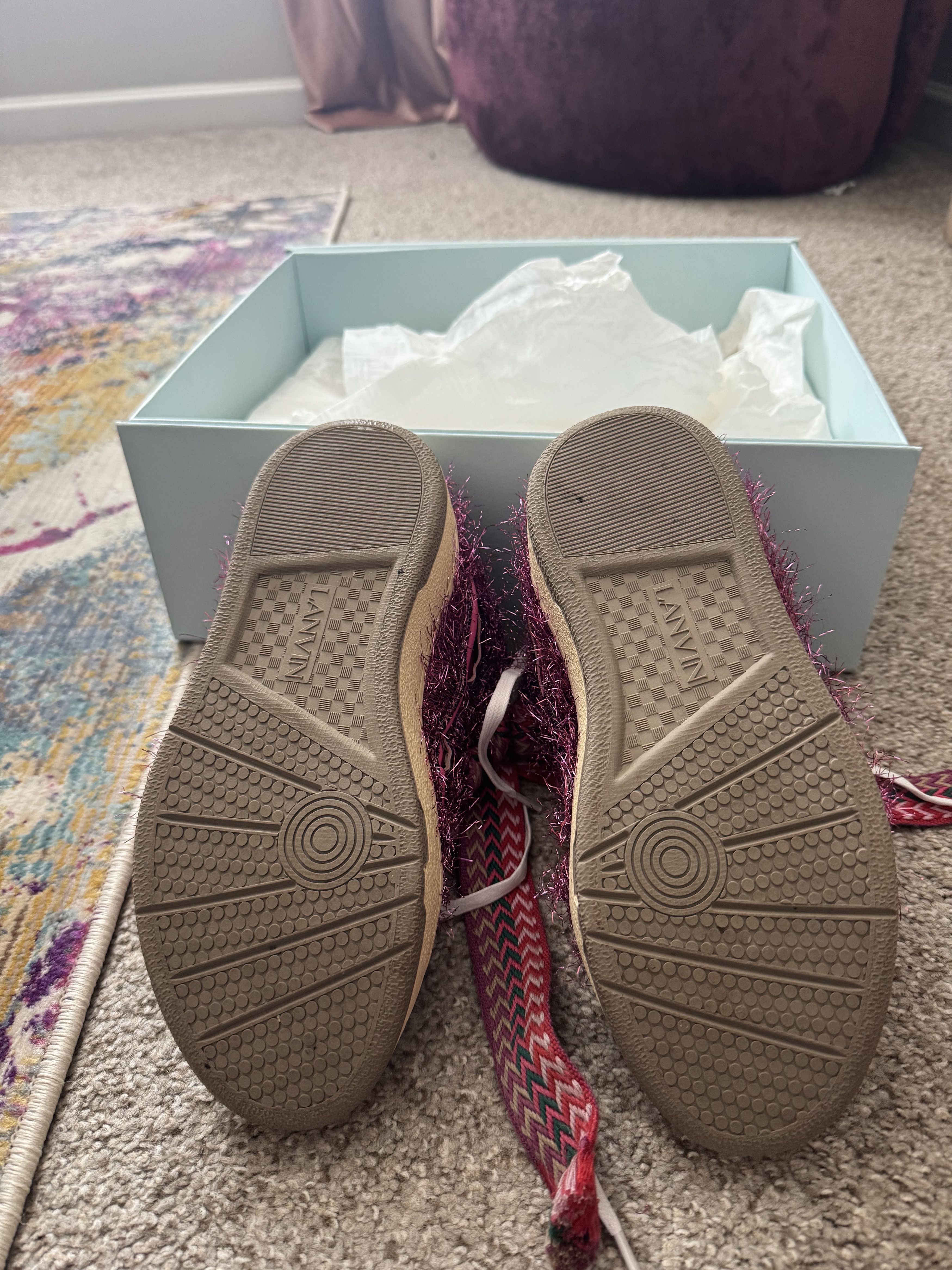 Lanvin Lanvin Curb Sneakers Size US 8.5 / IT 38.5 - 3 Thumbnail
