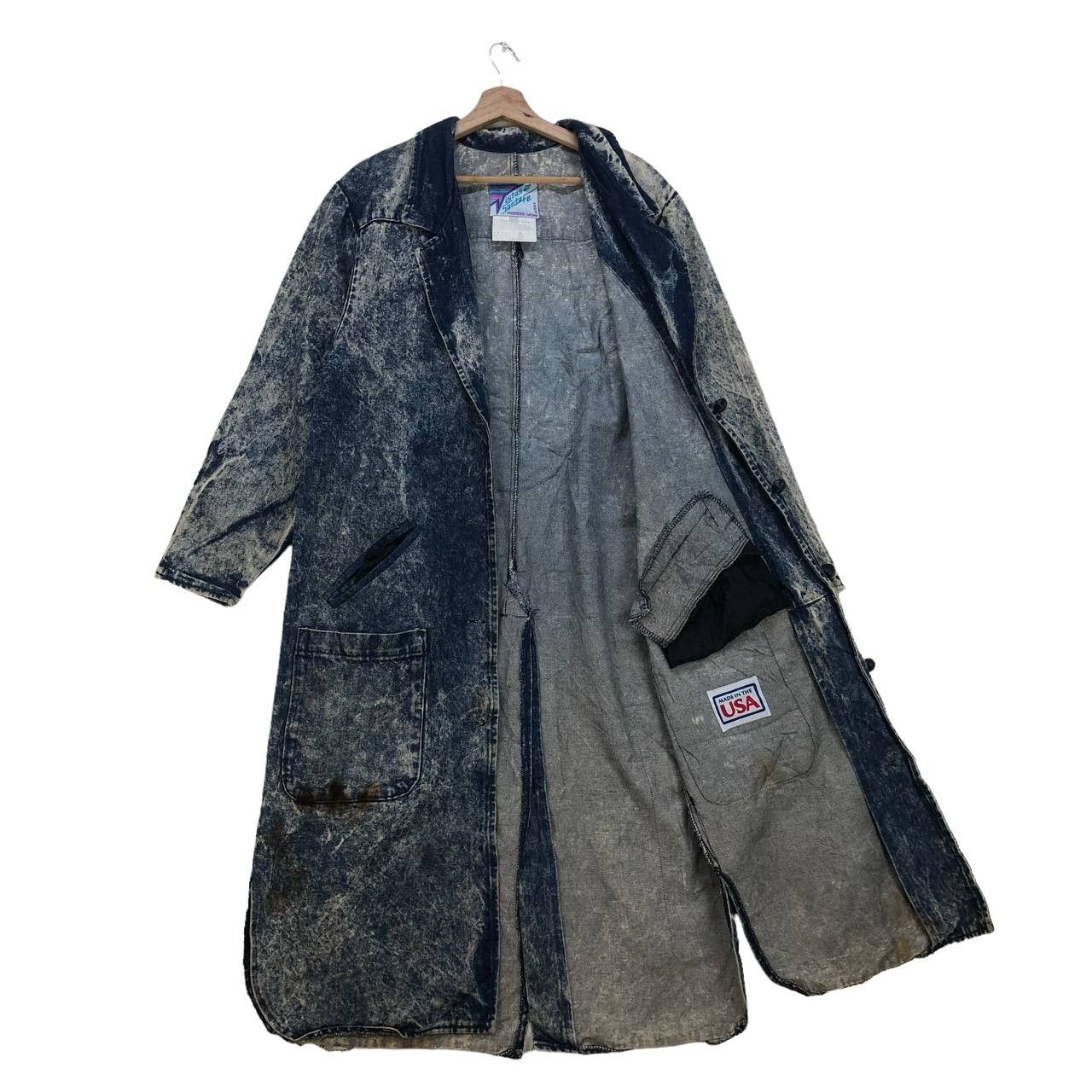 Vintage Vistas de Santa fe by Pioneer Wear Suede Appliqué Hawk Denim Size M / US 6-8 / IT 42-44 - 6 Thumbnail