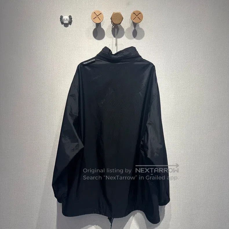 Balenciaga Balenciaga size 36 Black hooded windbreaker jacket with sm Size S / US 4 / IT 40 - 2 Thumbnail