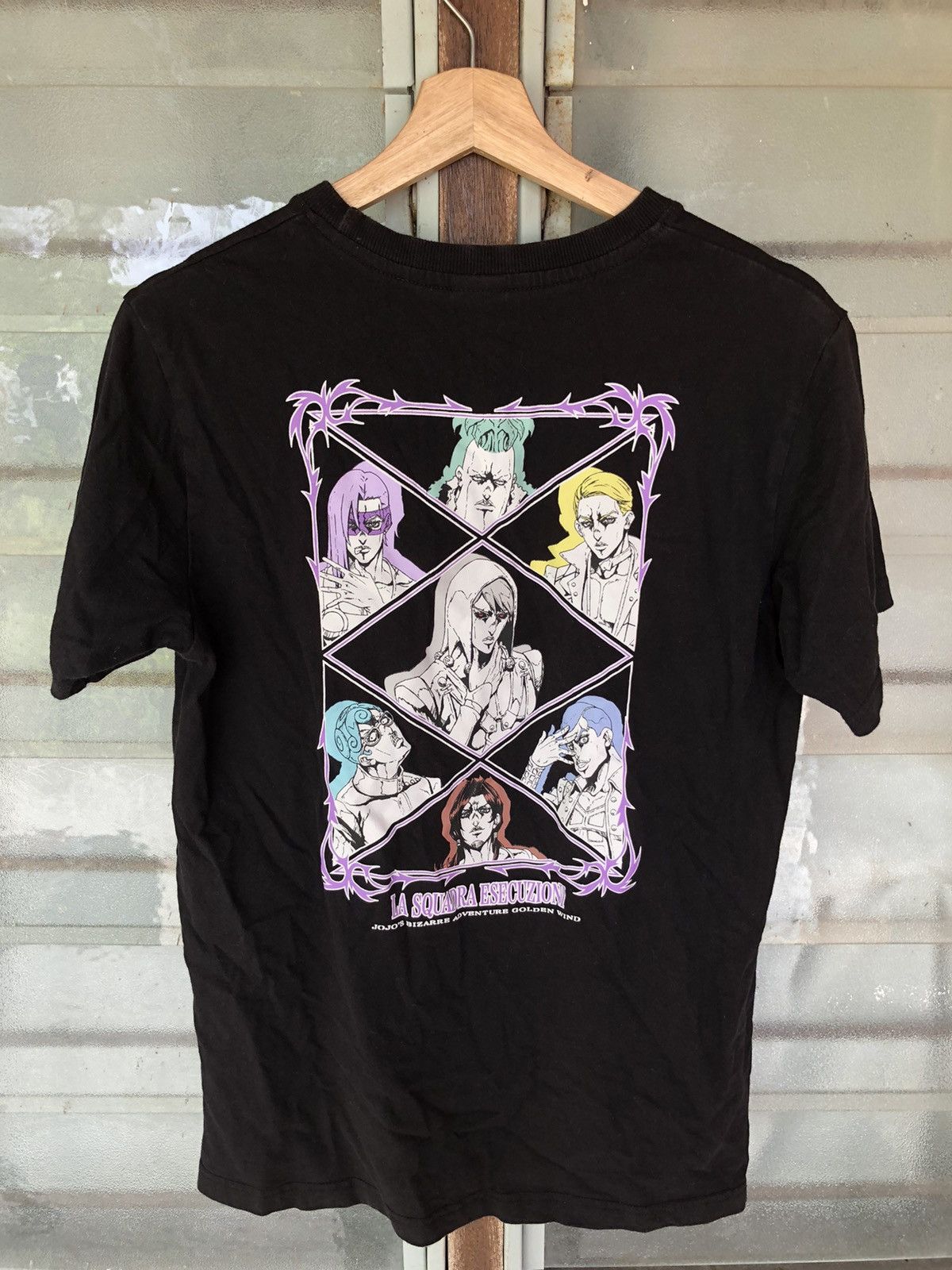 Japanese Brand JoJo’s Bizarre Vintage Anime La Squadra Esecuzioni Shirt Tee Size US M / EU 48-50 / 2 - 1 Thumbnail
