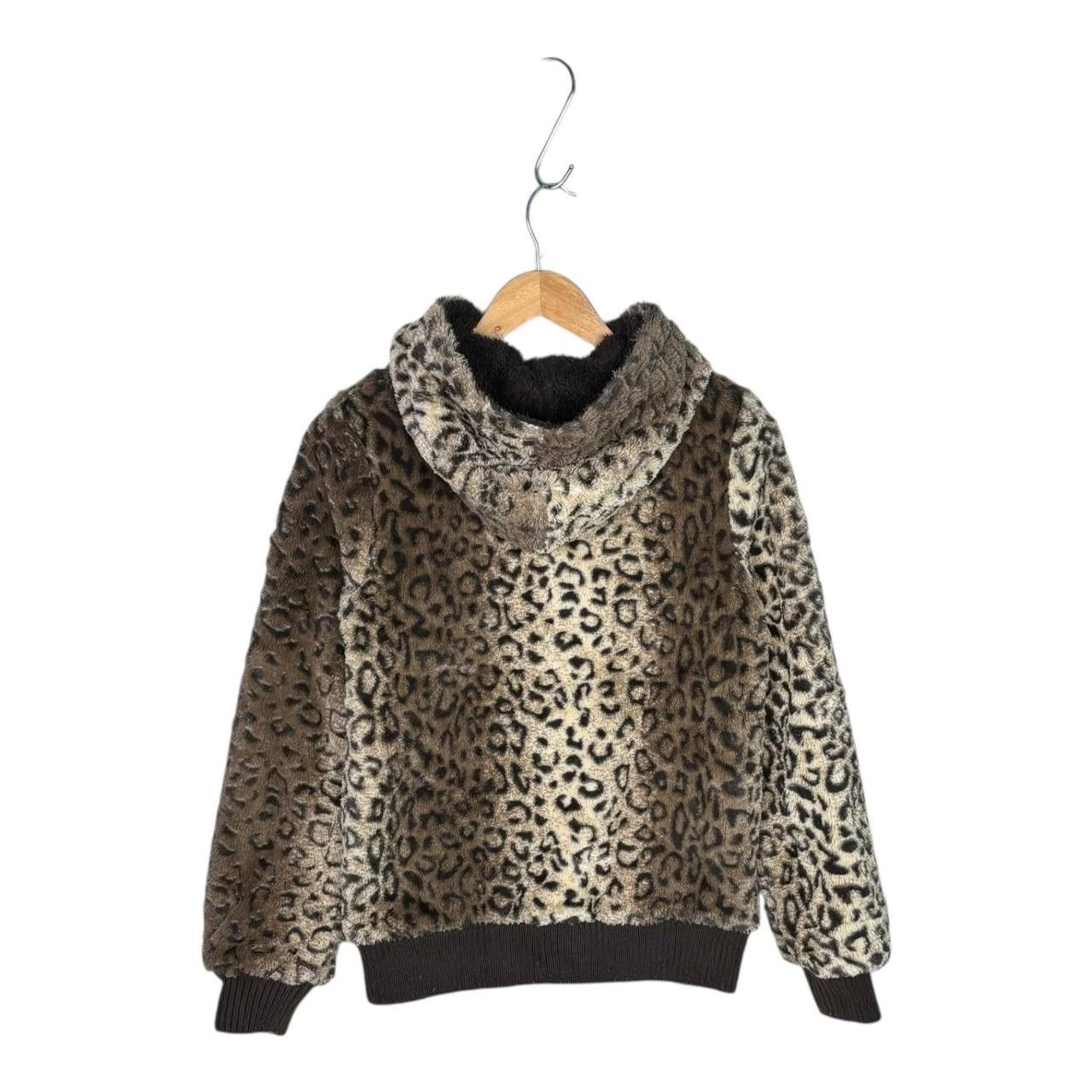 Beauty Beast Vintage Reversible Leopard Faux Fur Fleece Jacket Hoodie Size US M / EU 48-50 / 2 - 2 Thumbnail