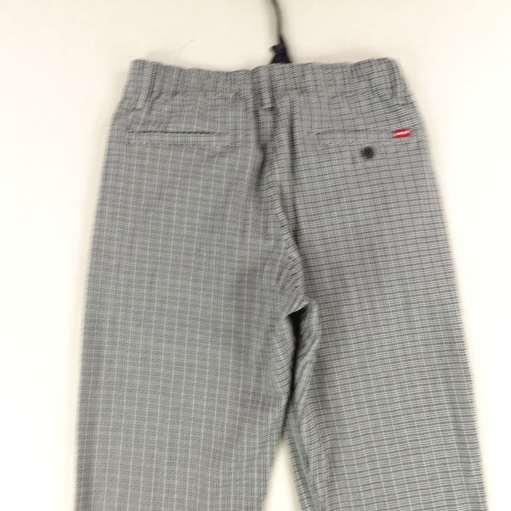 Levi's Levis Pants Mens Small Gray Plaid XX Chino EZ Elastic Waist Twill Straight Leg Size US 29 - 6 Thumbnail