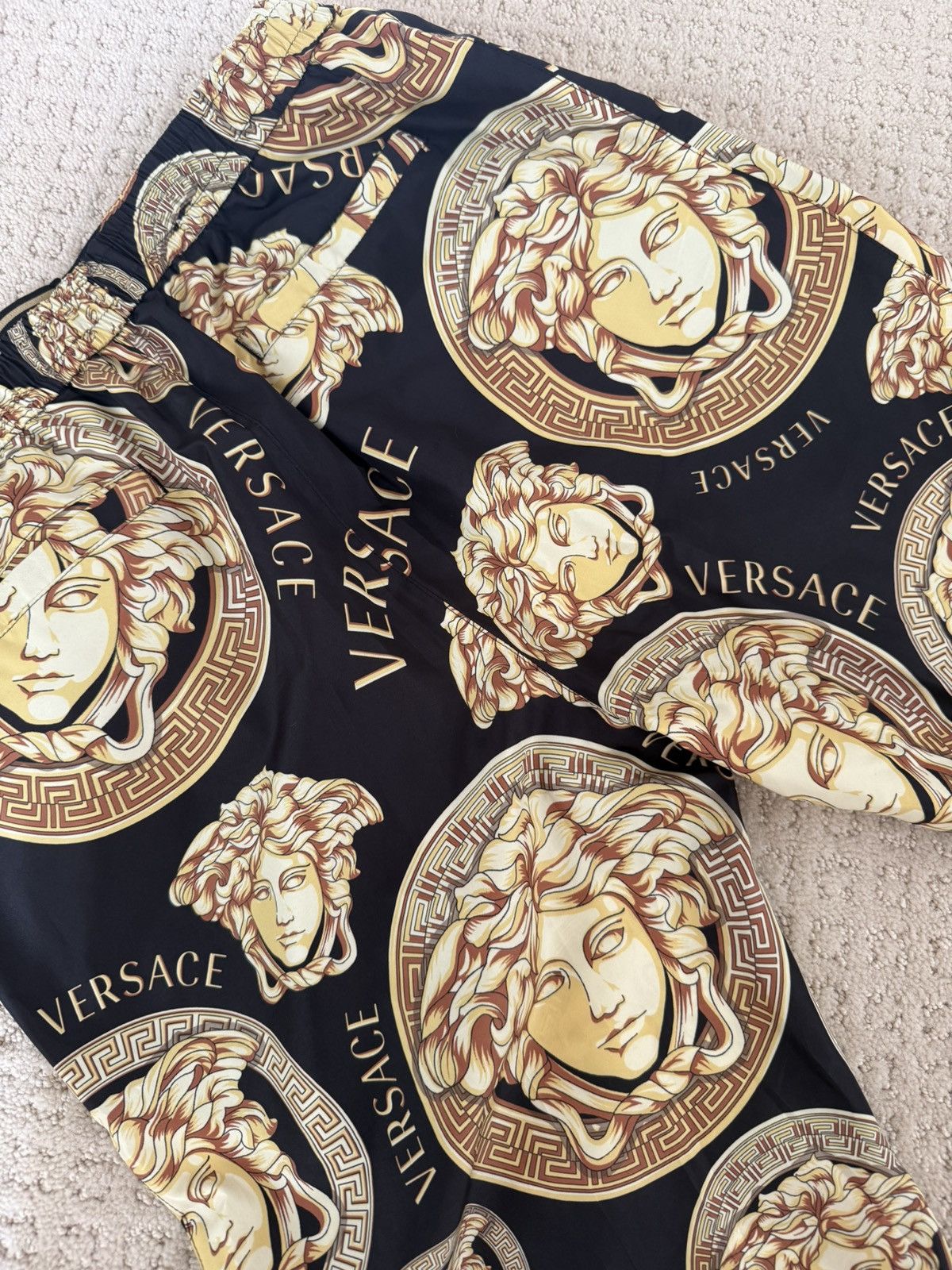 Versace Versace Medusa All-Over Print Jogger Pants – (Men’s Medium) Size US 32 / EU 48 - 4 Thumbnail