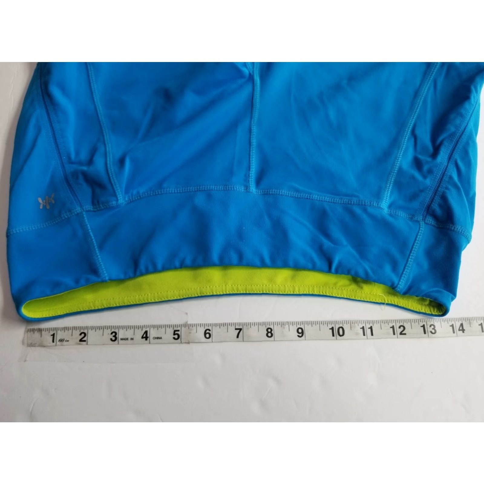 Kyodan KYODAN Leggings Women Cropped Blue Elastic Waist Pull On L Large Skinny Activewear Size 36" / US 14 / IT 50 - 3 Thumbnail