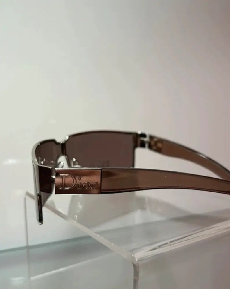 Dior × John Galliano × Vintage DIOR Sunglasses CD Plasma Wrap Shield Mask Ski Galliano Era Size ONE SIZE - 2 Thumbnail