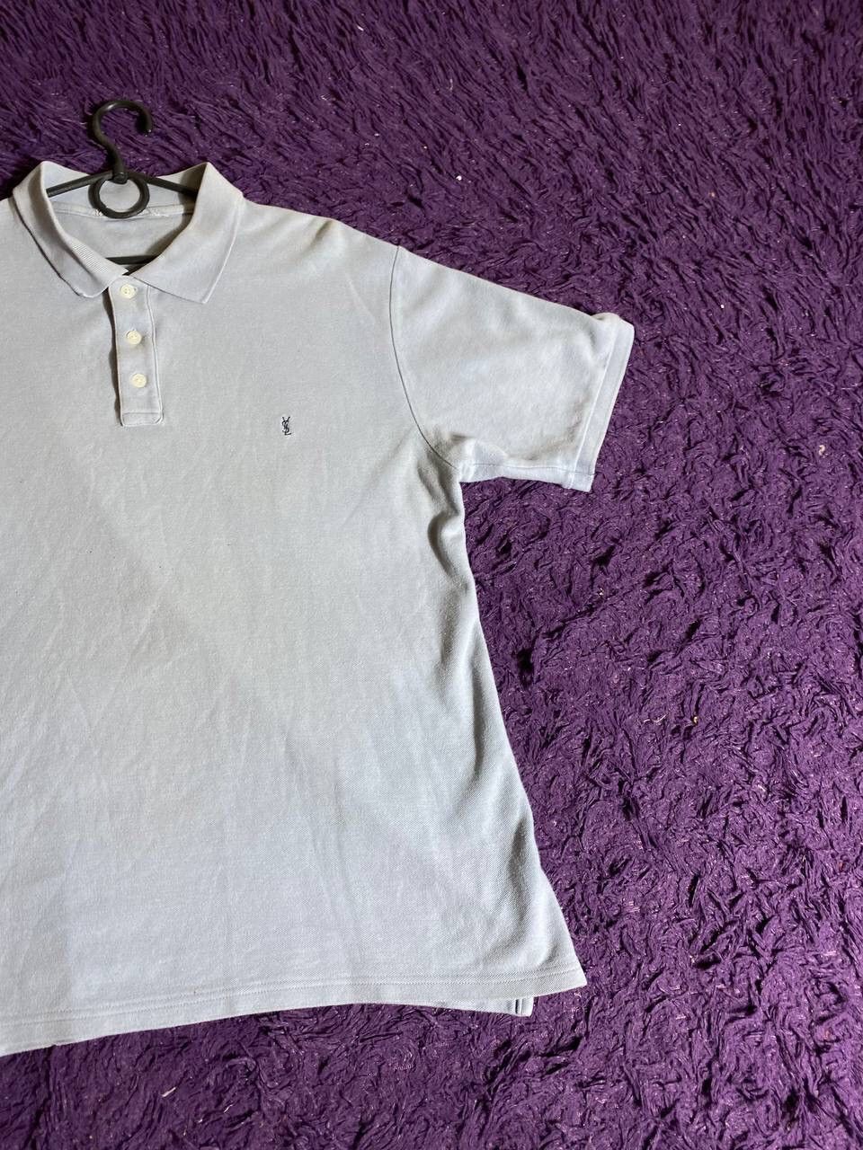 Vintage × Yves Saint Laurent Vintage YSL Yves Saint Laurent Polo Basic T-Shirt Size US L / EU 52-54 / 3 - 19 Thumbnail