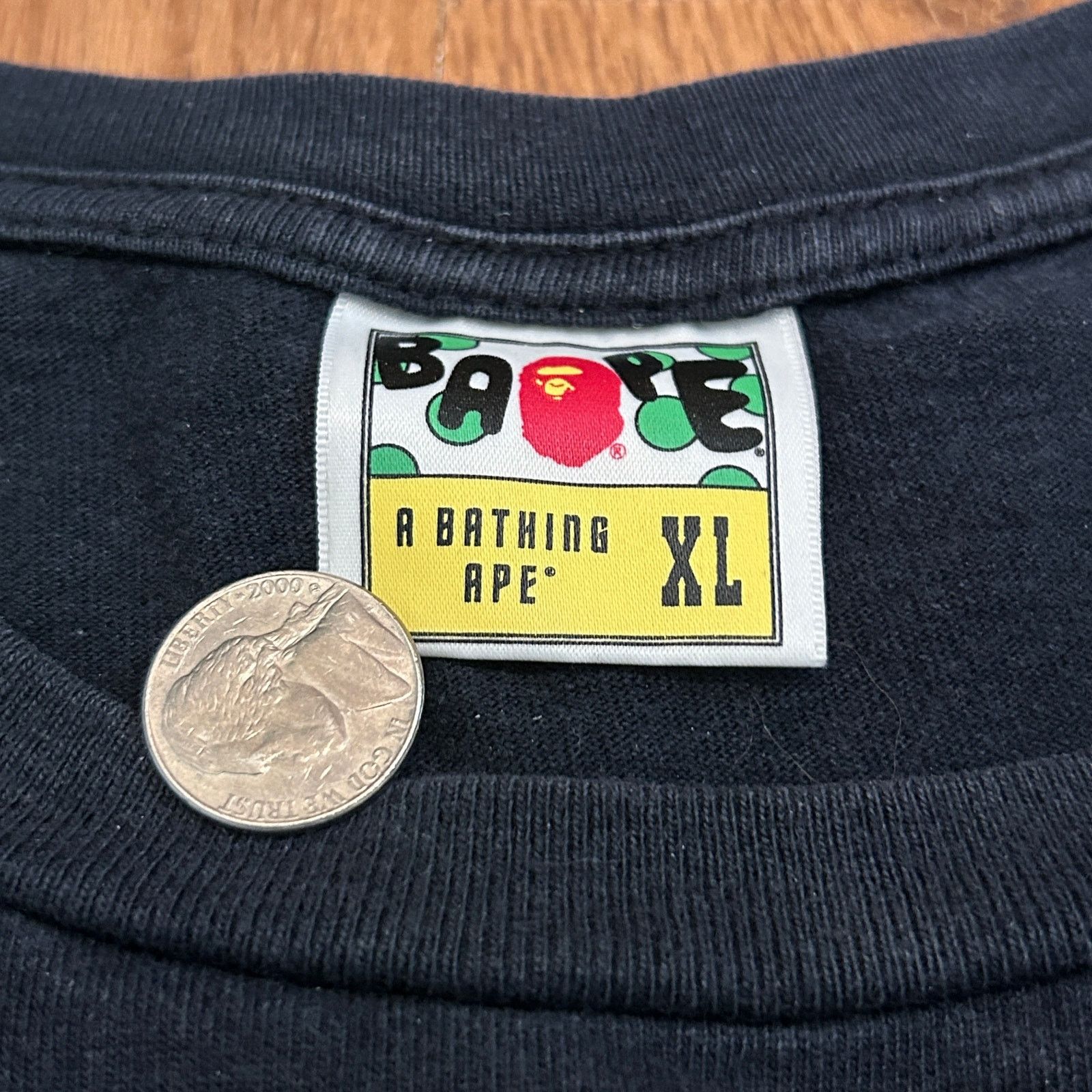 Bape Bape Head Logo Shirt Black Size US XL / EU 56 / 4 - 4 Thumbnail
