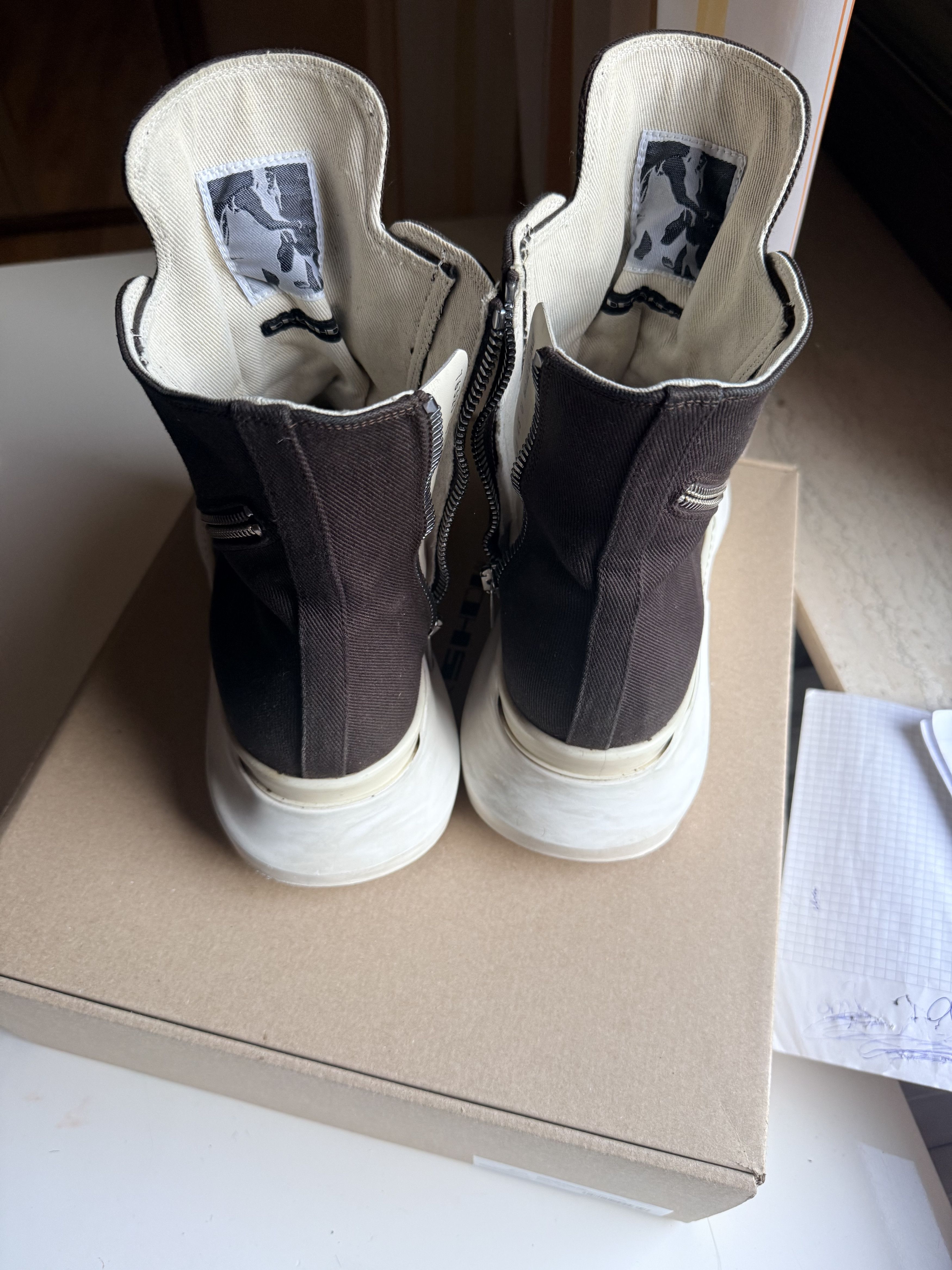 Rick Owens Drkshdw DRKSHDW FW25 ABSTRACT RAMONES Size US 12 / EU 45 - 9 Thumbnail