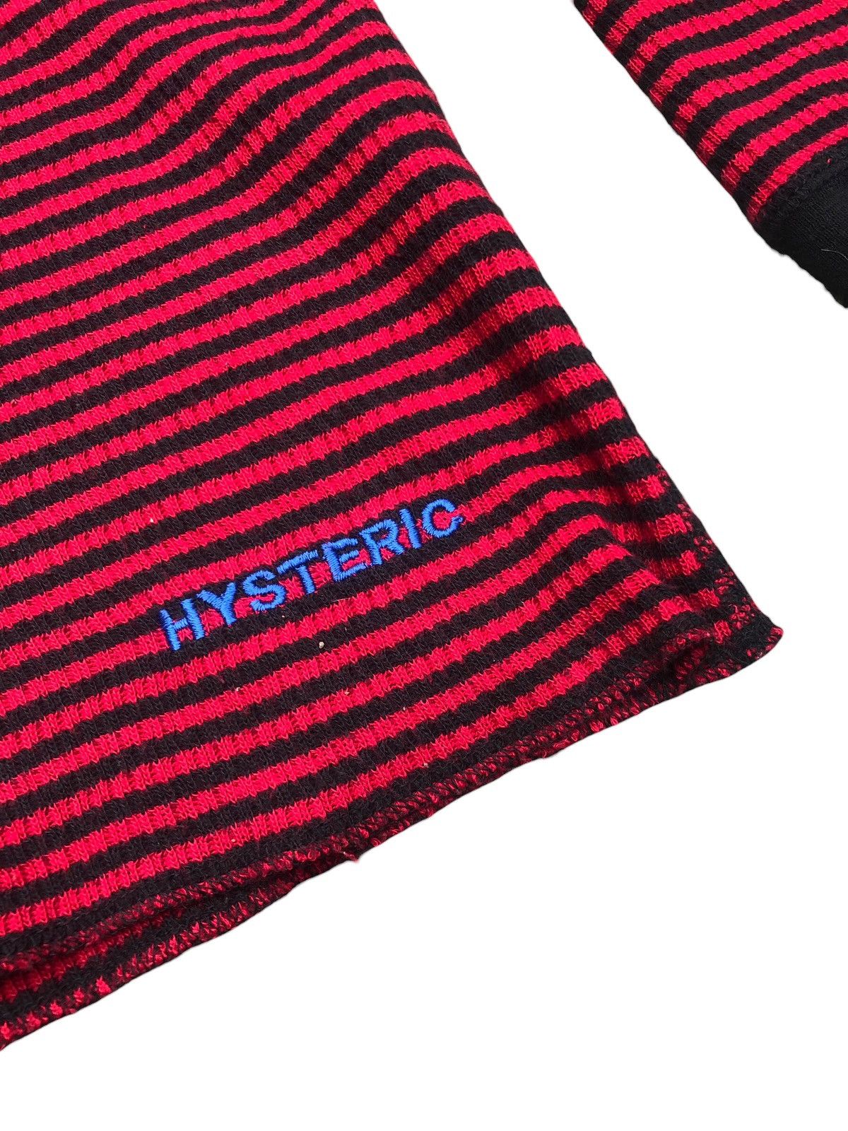 Hysteric Glamour 🔥Vintage HYSTERIC GLAMOUR Stripes Grunge Longsleeve T-Shirt Size M / US 6-8 / IT 42-44 - 5 Thumbnail