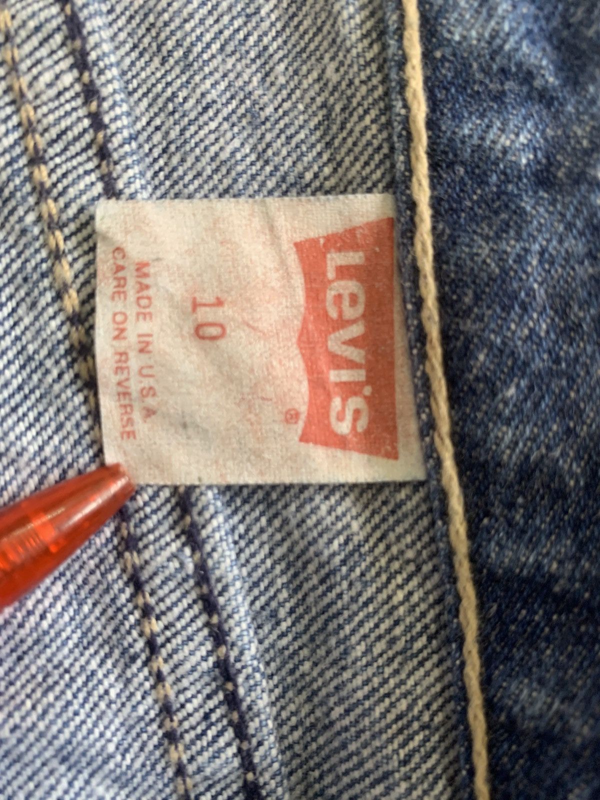 Levi's × Vintage Rare Vintage Levi’s Brown Tab Women Made In 🇺🇸 Denim Pants Size 26" / US 2 / IT 38 - 22 Thumbnail
