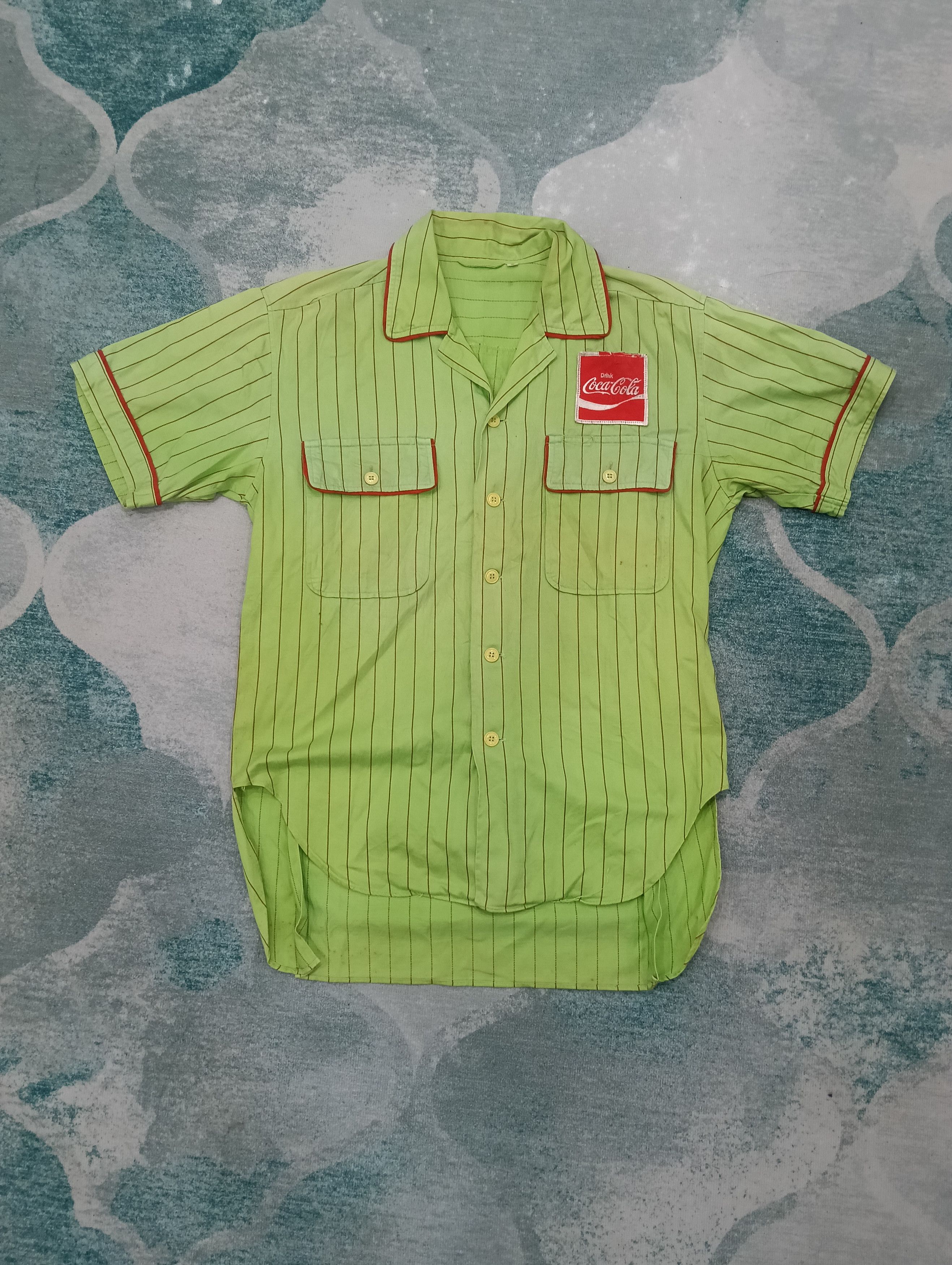 Coca Cola × Vintage True Vintage 50s Coca Cola Workers Shirt Size US M / EU 48-50 / 2 - 1 Thumbnail