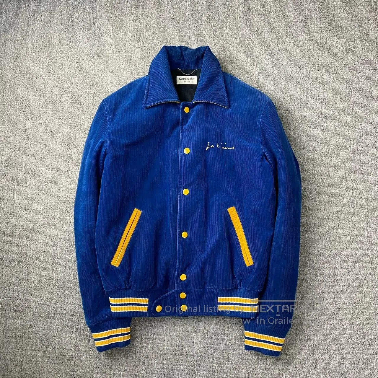 Saint Laurent Paris Saint Laurent Colorblock Corduroy Jacket. Size US S / EU 44-46 / 1 - 1 Thumbnail