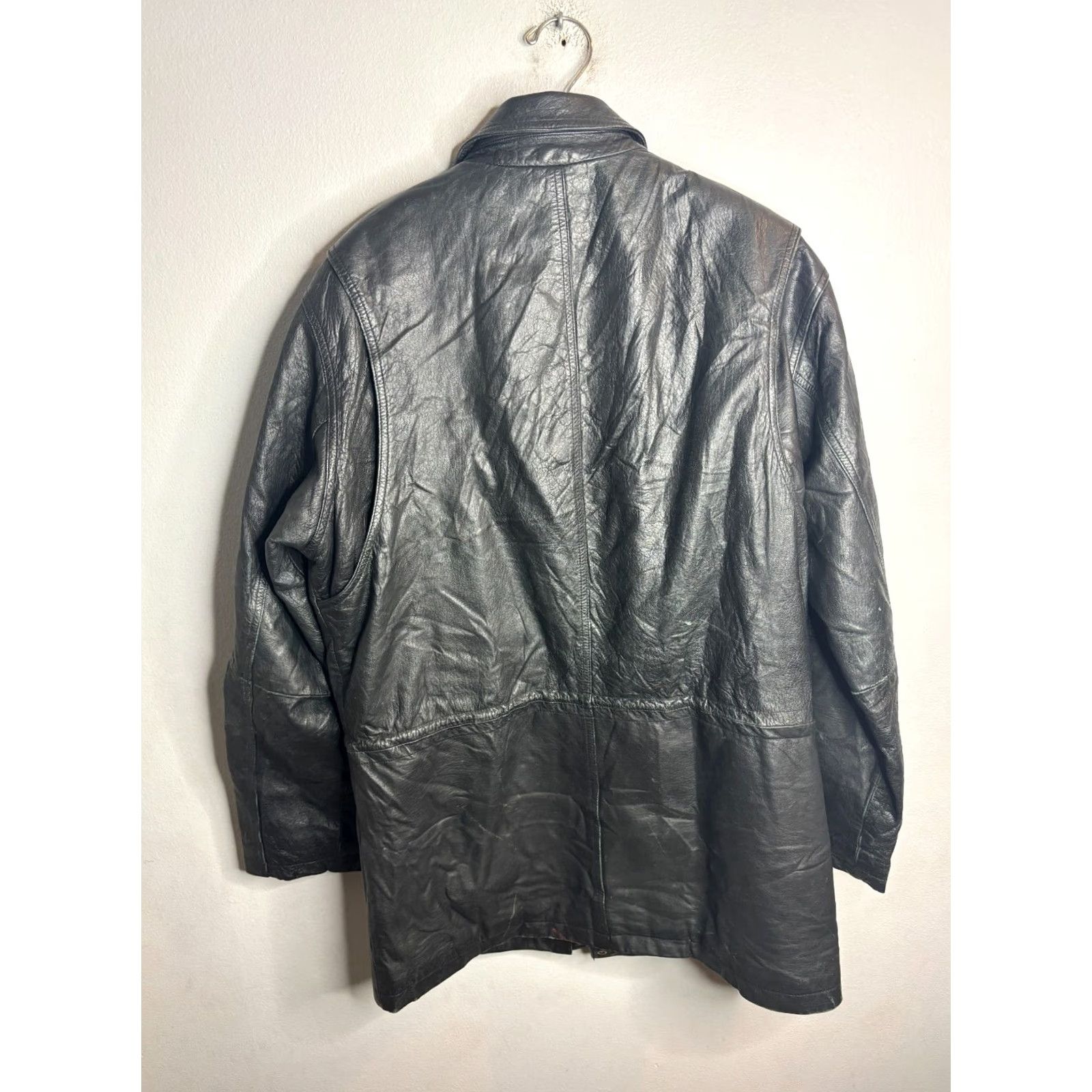 Vintage Wilsons Leather Pelle Studio Mens Leather Jacket M Black Thinsulate Ultra 4036 Size US M / EU 48-50 / 2 - 5 Thumbnail