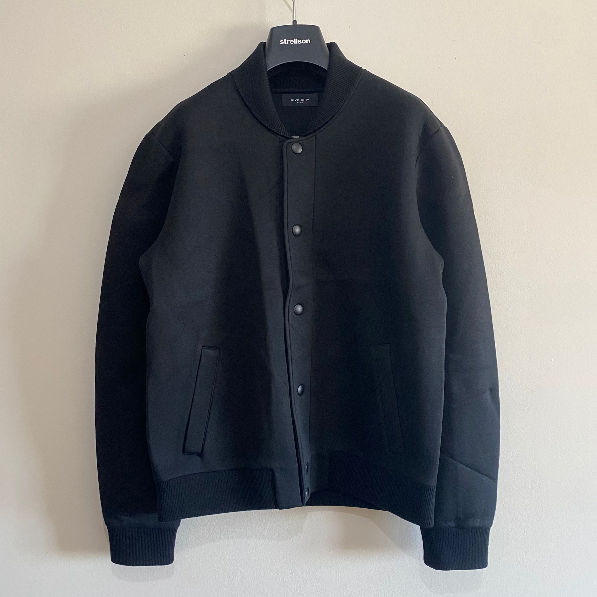 Givenchy Black Target Star Neoprene Varsity Jacket Size US M / EU 48-50 / 2 - 6 Thumbnail