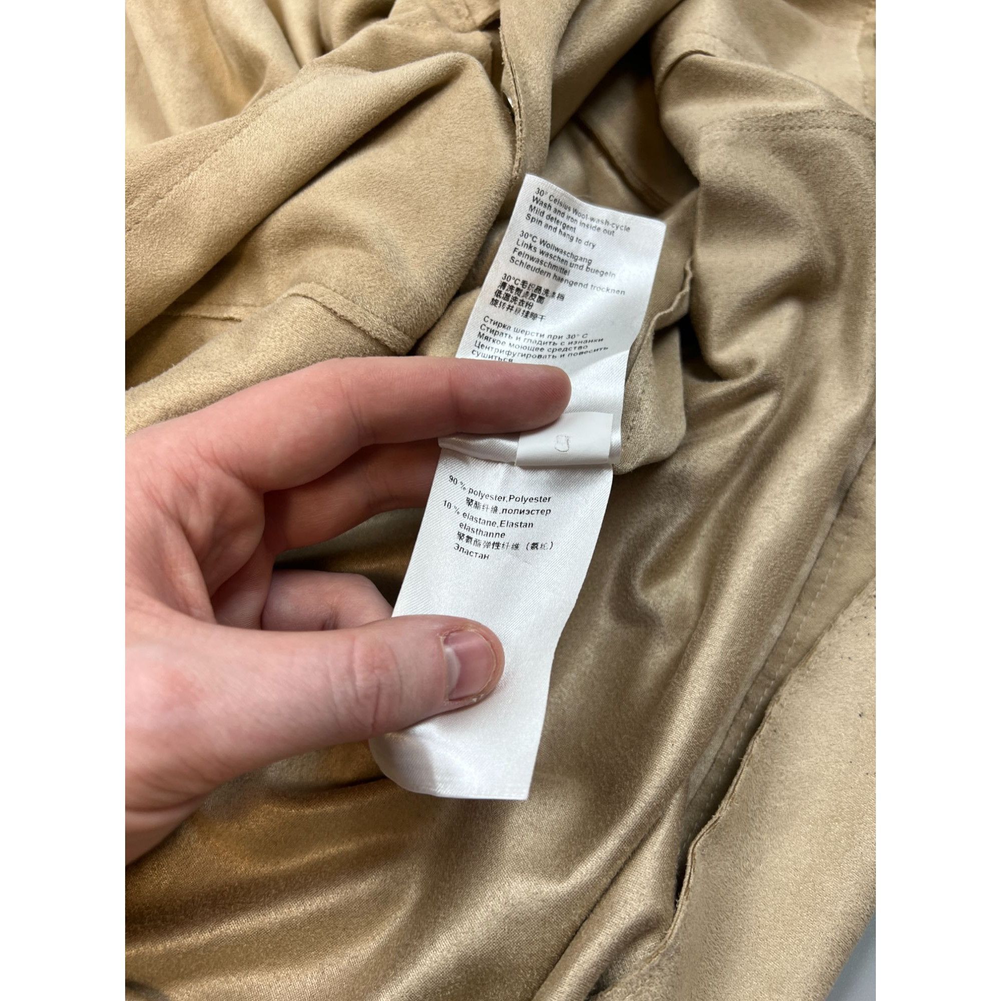 Other Marc Cain Faux Leather Coat (Y0701) Size M / US 6-8 / IT 42-44 - 9 Thumbnail