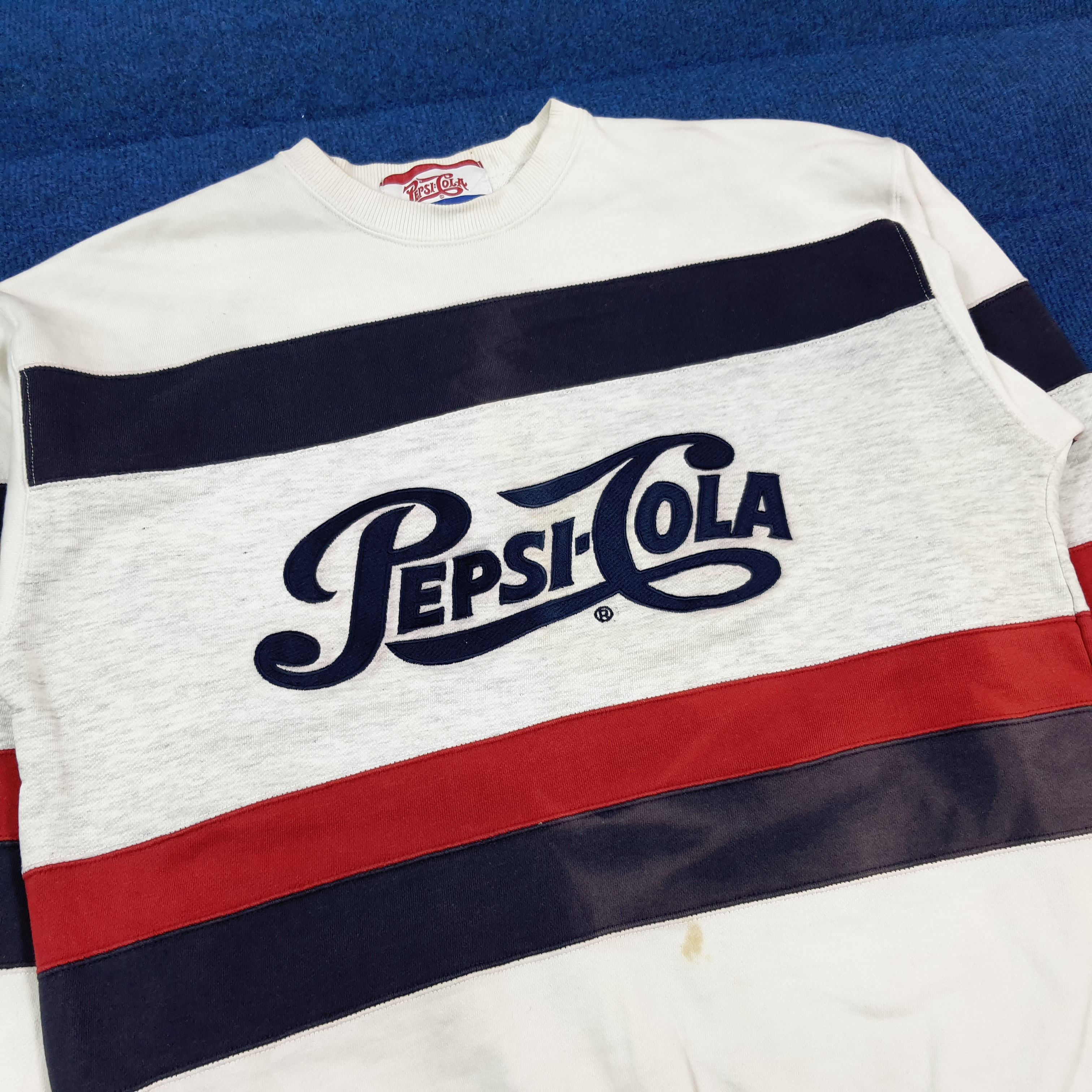 Pepsi Vintage Pepsi Cola Streetwear Sweatshirt C298N10 Size US M / EU 48-50 / 2 - 2 Thumbnail
