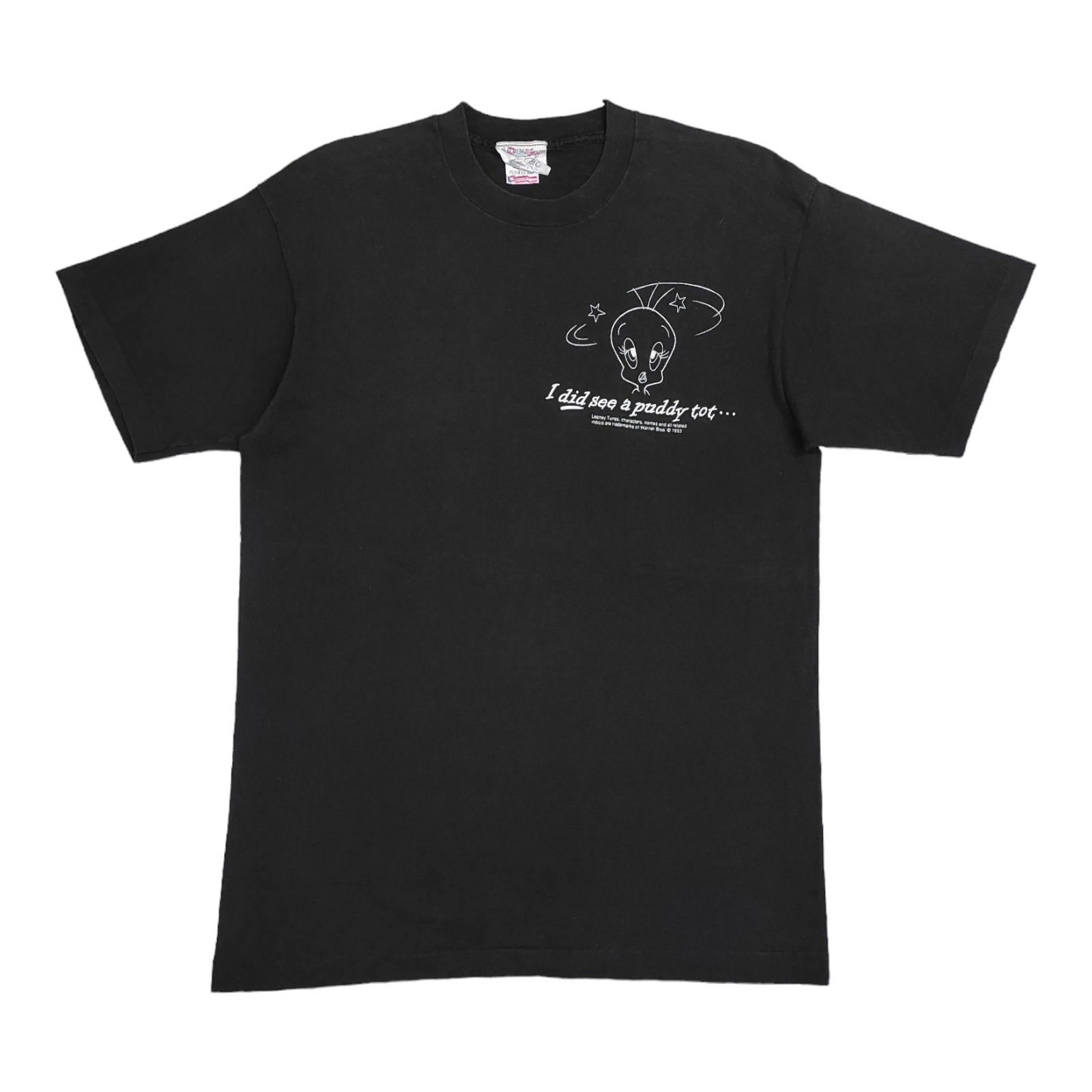 Cartoon Network RARE VINTAGE 1993 LOONEY TUNES TWEETY BIRD HEAVENS! TEE Size US L / EU 52-54 / 3 - 2 Thumbnail