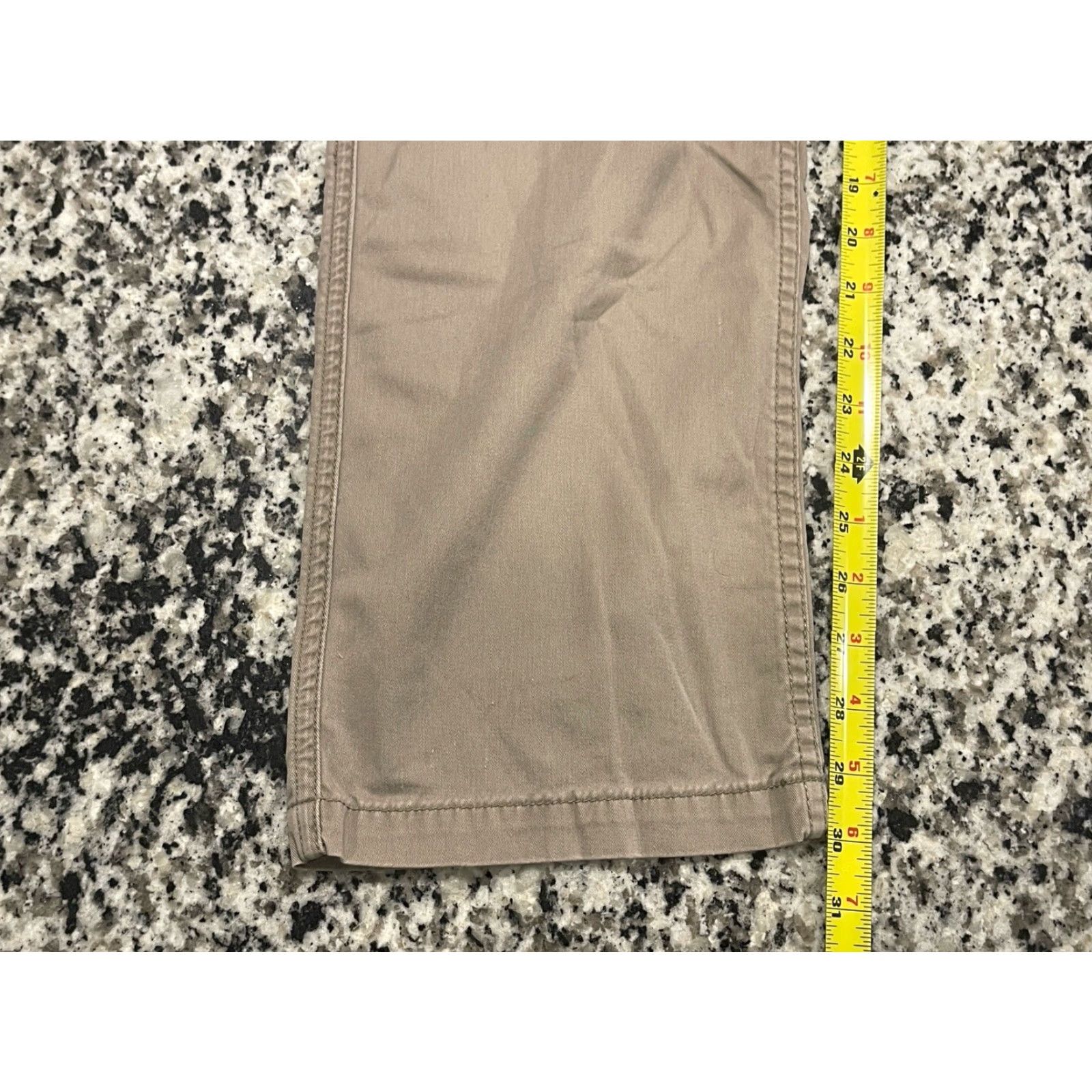 Toad&Co Toad & Co Men’s Mission Ridge Pant Khaki Sz 32 Measures 33x30 Chino Cotton Blend Stretch Regular Inseam 30 Size US 32 / EU 48 - 5 Thumbnail