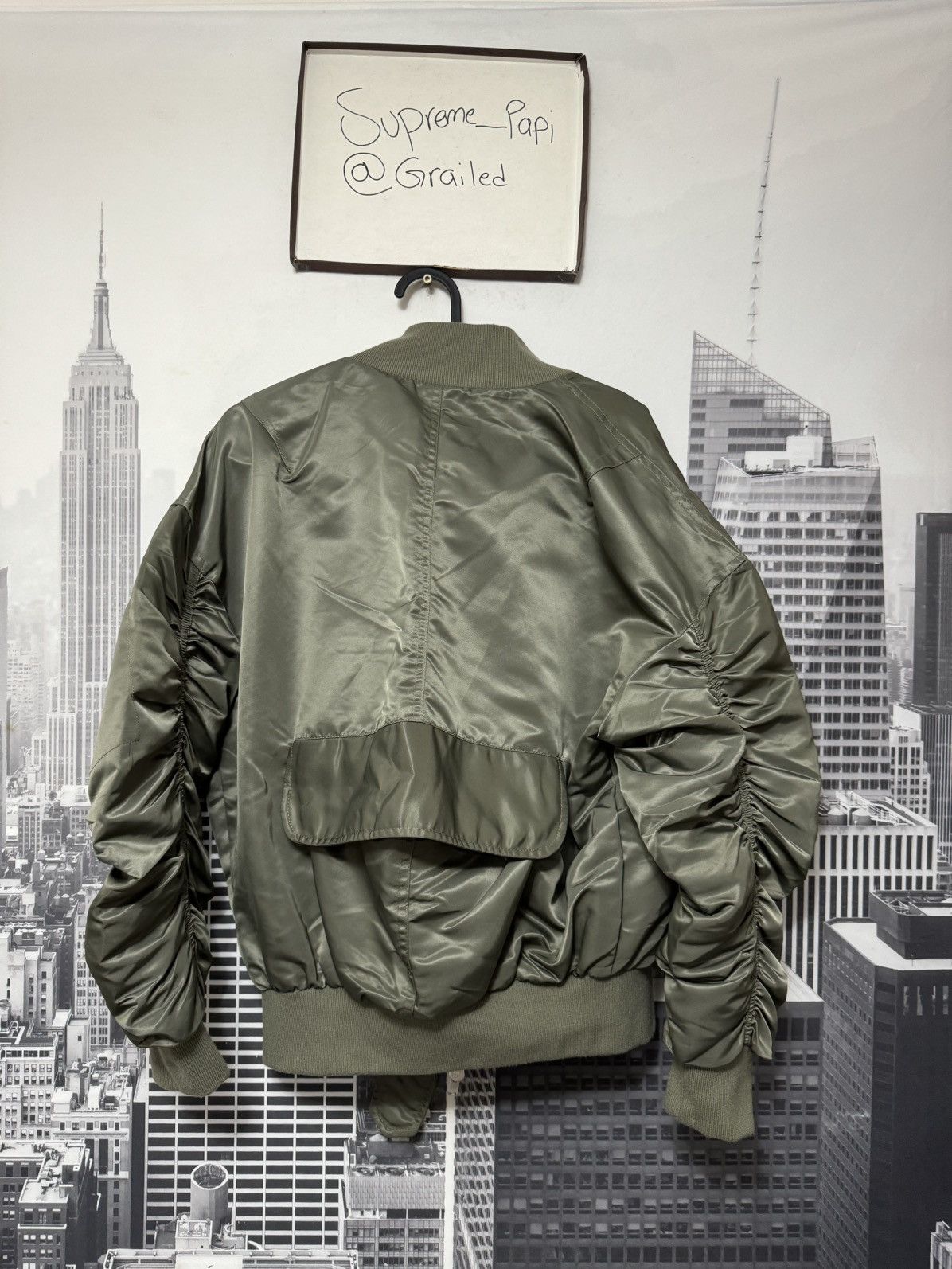 Fear of God × SSENSE 🔥SSENSE x Fear of God Fourth Collection Bomber Olive SZ S Size US S / EU 44-46 / 1 - 14 Thumbnail