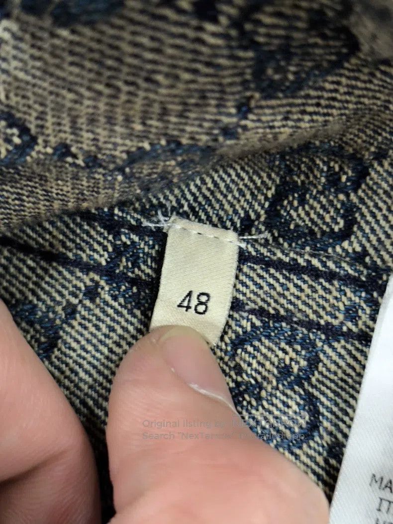Gucci Gucci Full-print logo pattern lapel long-sleeved denim jac Size US M / EU 48-50 / 2 - 7 Thumbnail