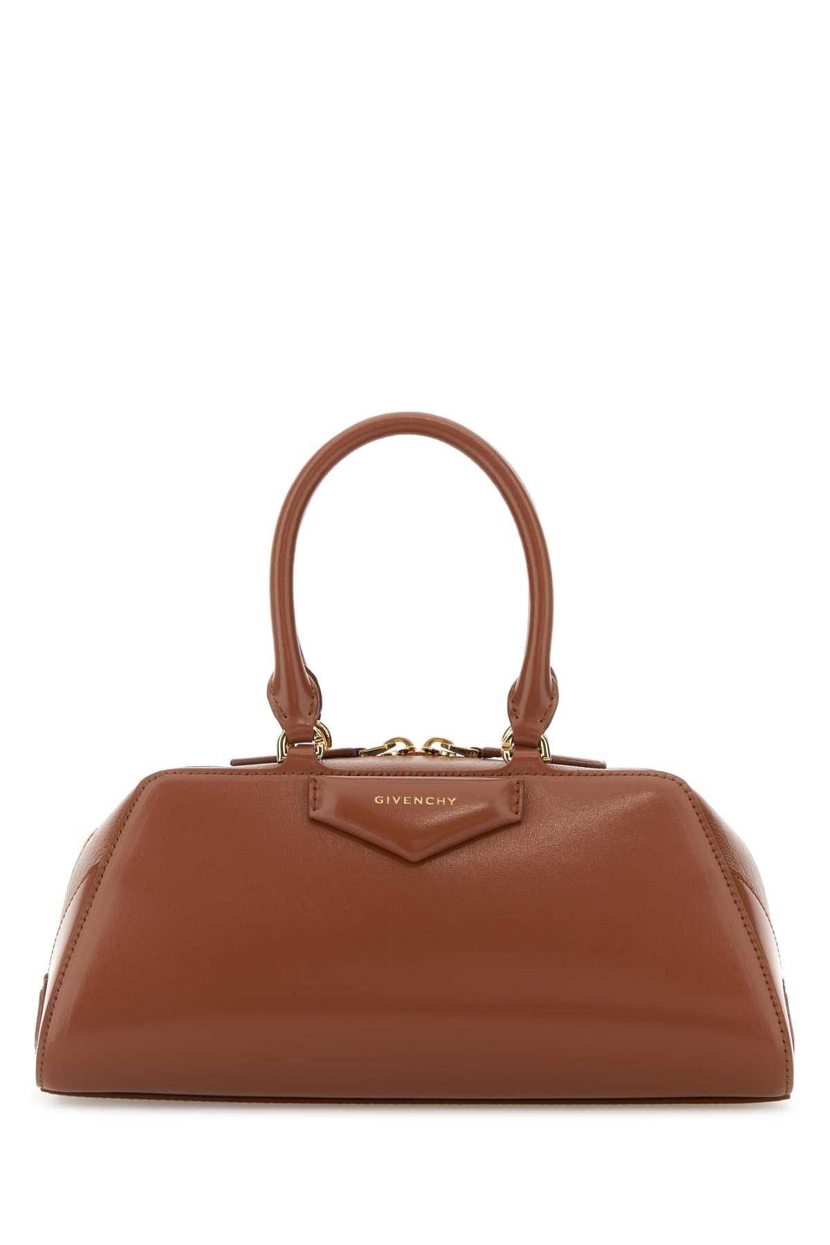 Givenchy Caramel Leather Small Antigona Handbag Size ONE SIZE - 1 Thumbnail