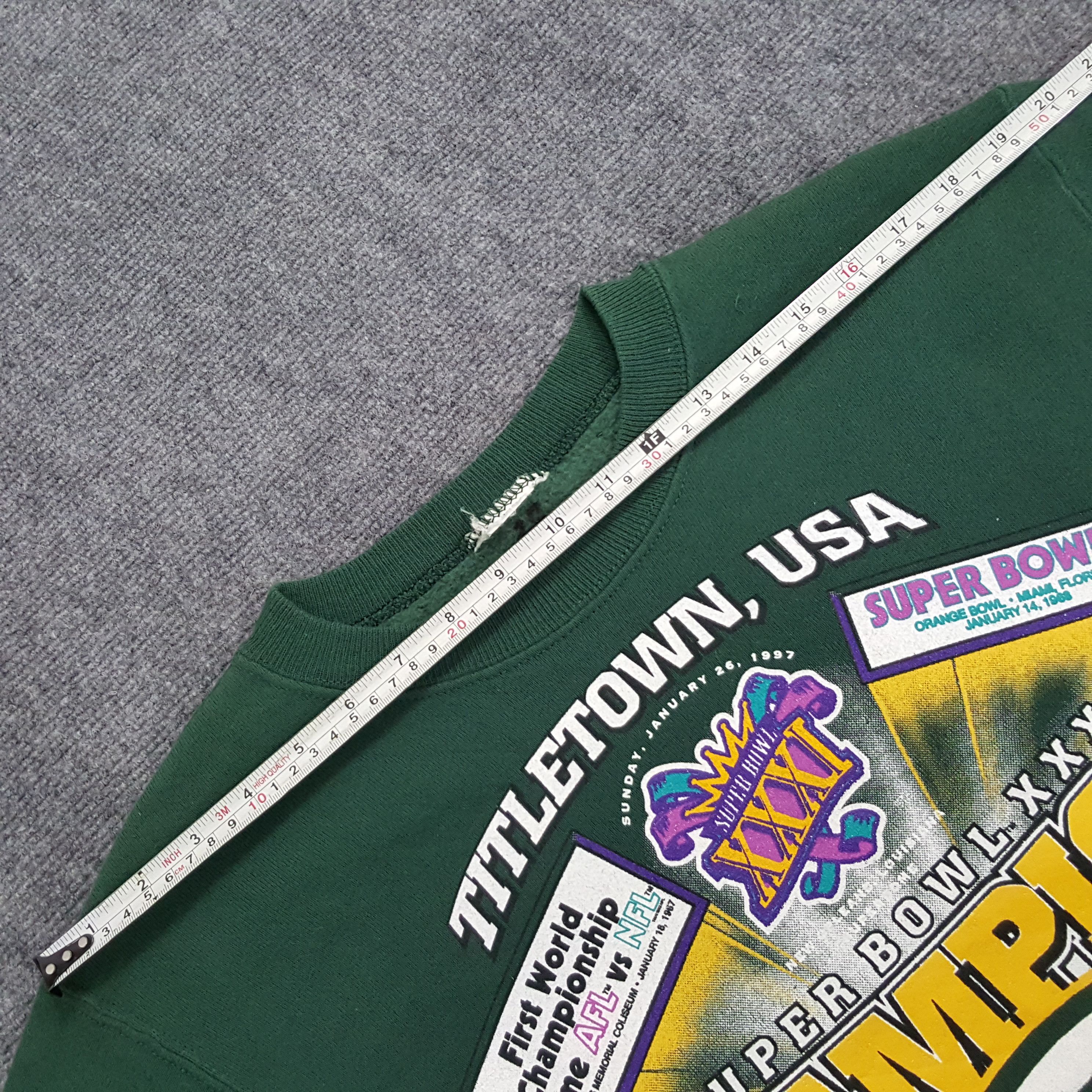 NFL × Vintage Super Bowl XXXI Champion Packers NFL Sweatshirt Size US S / EU 44-46 / 1 - 7 Thumbnail