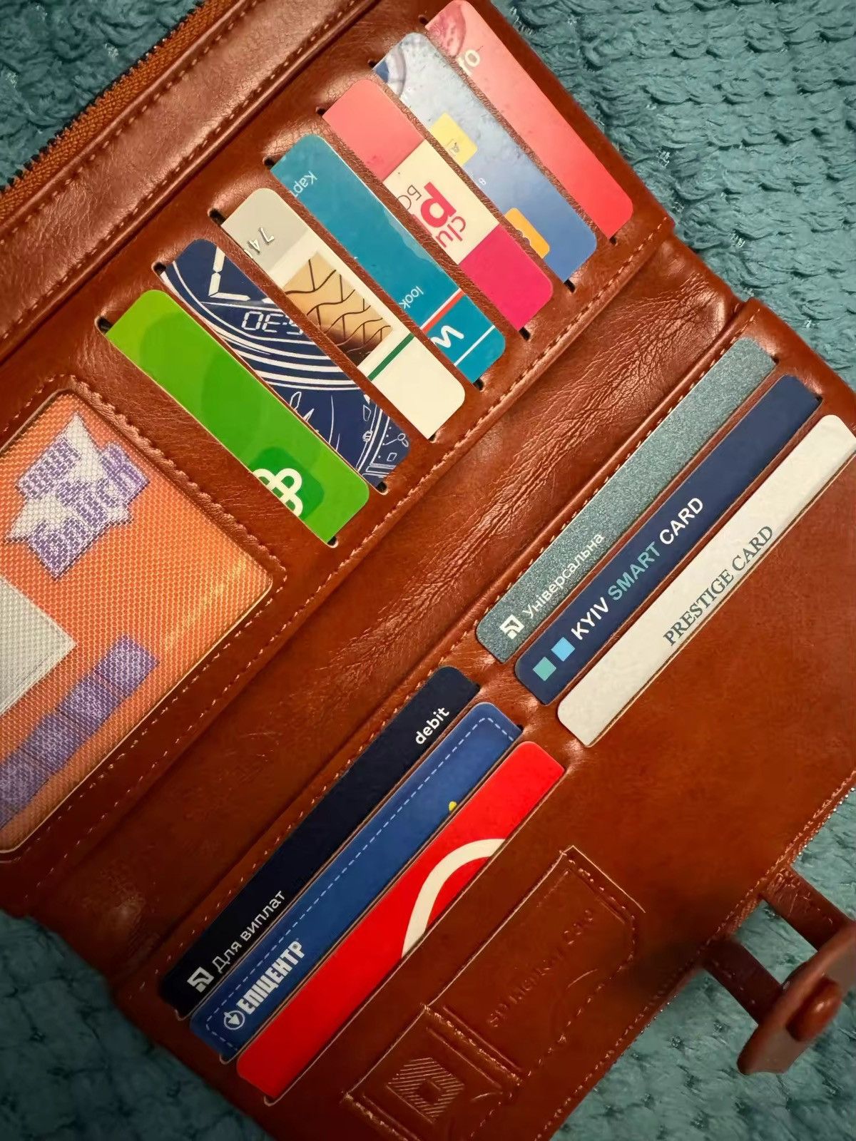 Japanese Brand × Vintage RFID women's long wallet PU leather Size ONE SIZE - 4 Thumbnail