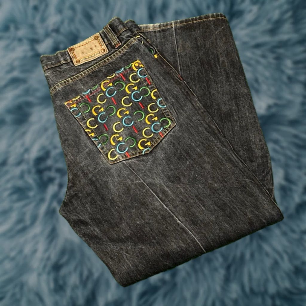Coogi VINTAGE COOGI Pants Mens 40 Blue Y2K Embroidered Logo VTG Baggy Jeans Hip Hop Punk Size US 40 / EU 56 - 1 Thumbnail