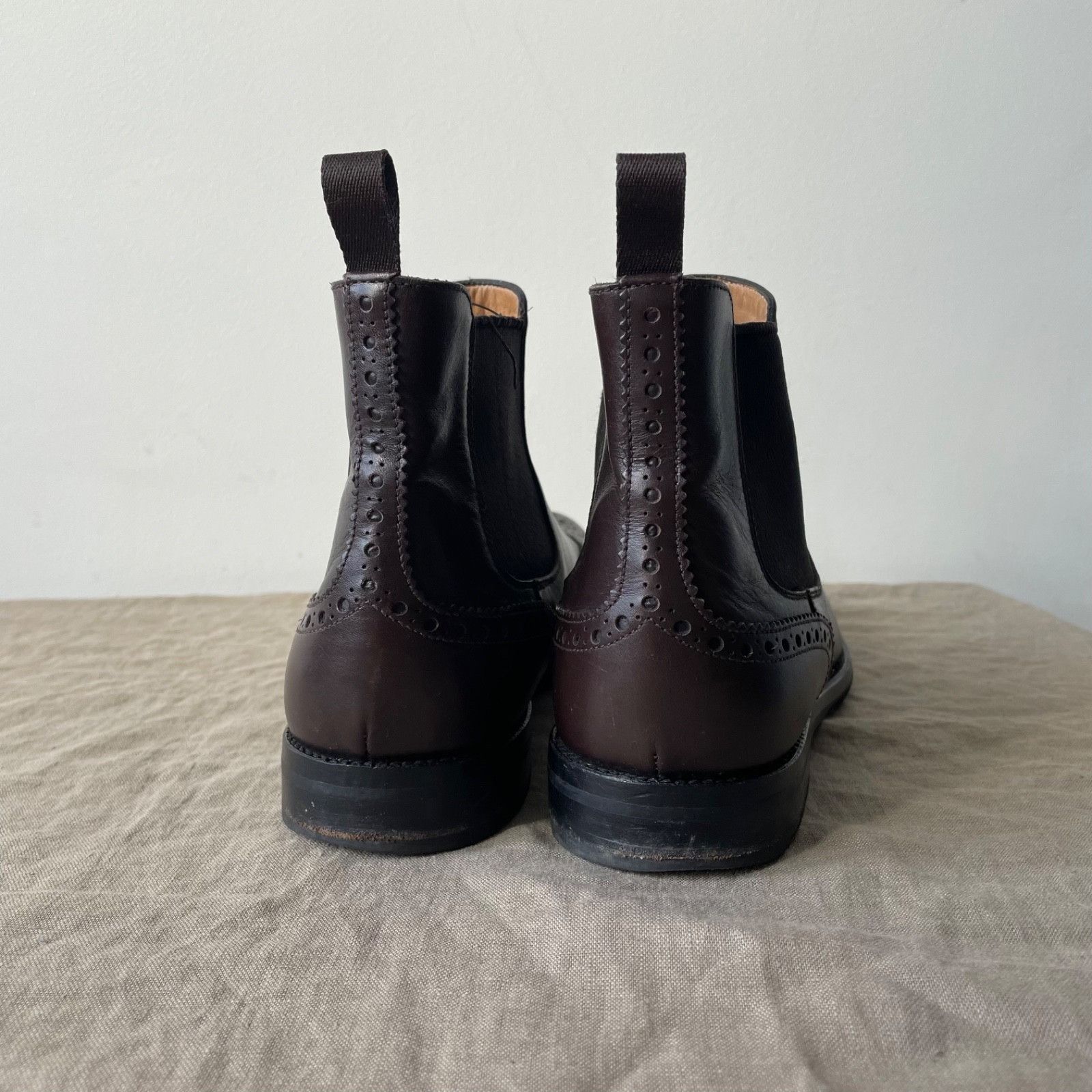 Church's Church Ketsby Italy Made Leather Brogue Chelsea Boots 9665AC Size US 8 / IT 38 - 7 Thumbnail