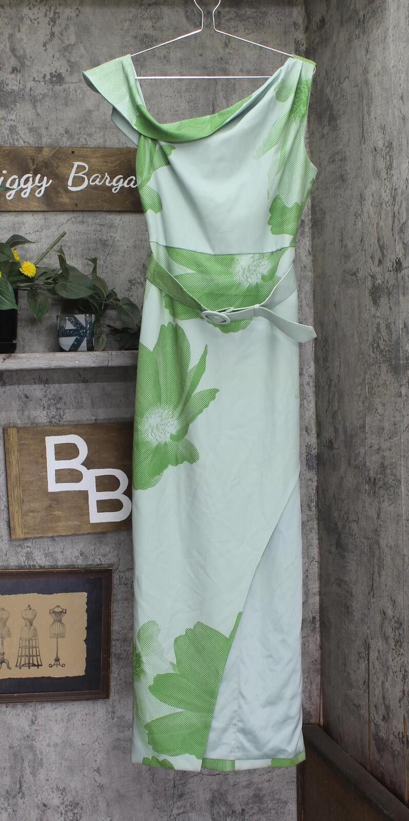 Other Jewel By Badgley Mischka Print Gown Dress Green Multi 6 Size M / US 6-8 / IT 42-44 - 1 Thumbnail