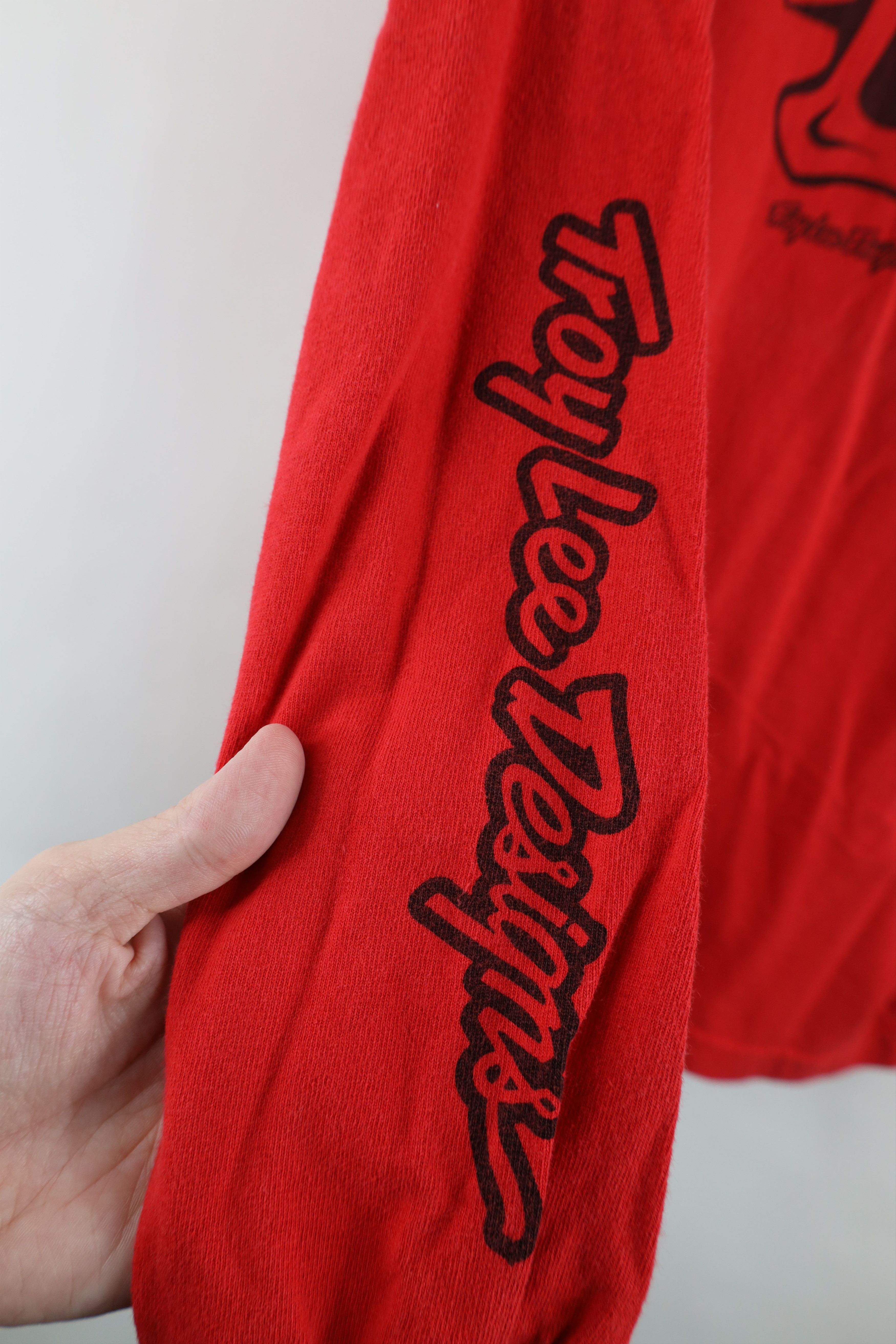 Vintage Vintage Troy Lee Designs Racing Long Sleeve T-Shirt Red Size US L / EU 52-54 / 3 - 7 Thumbnail