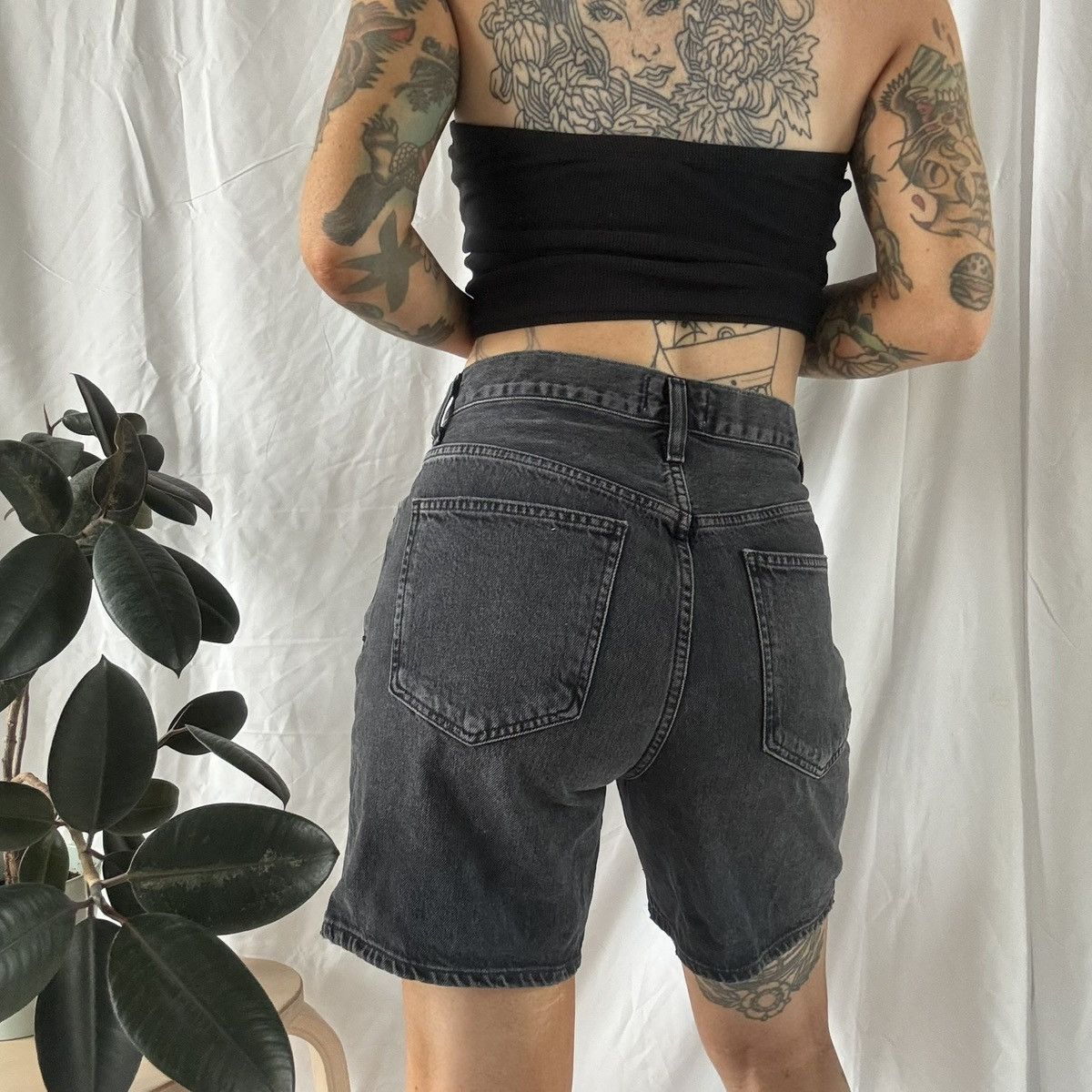 Agolde Agolde criss cross denim shorts Size 25" / US 0 / IT 36 - 4 Thumbnail