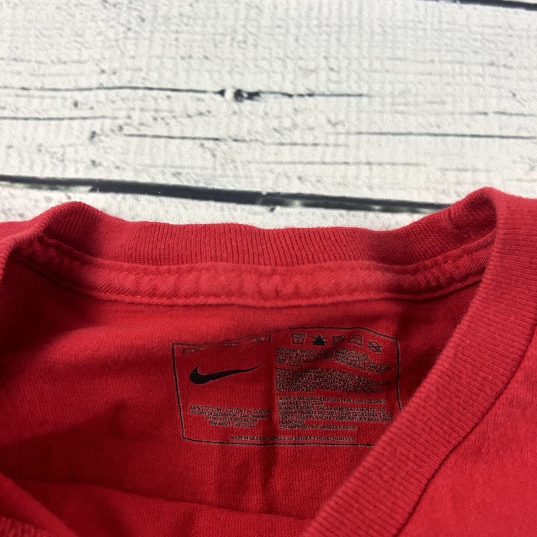 Nike Nike Lacrosse Short Sleeve T Shirt Men’s M Red Size US M / EU 48-50 / 2 - 2 Thumbnail