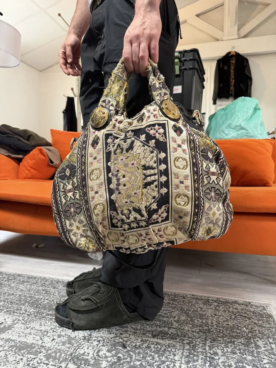 Gucci AW2008 Gucci Mozaic Araic Babouska Shoulder Bag by Frida Giannini Size ONE SIZE - 3 Thumbnail