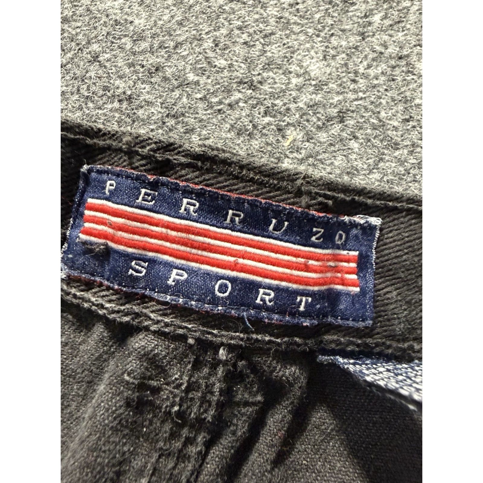 Denime VINTAGE Perruzo Sport Men Jorts Shorts 34 Black Denim Carpenter Baggy Grunge Skater Y2K Mens Size US 34 / EU 50 - 6 Thumbnail
