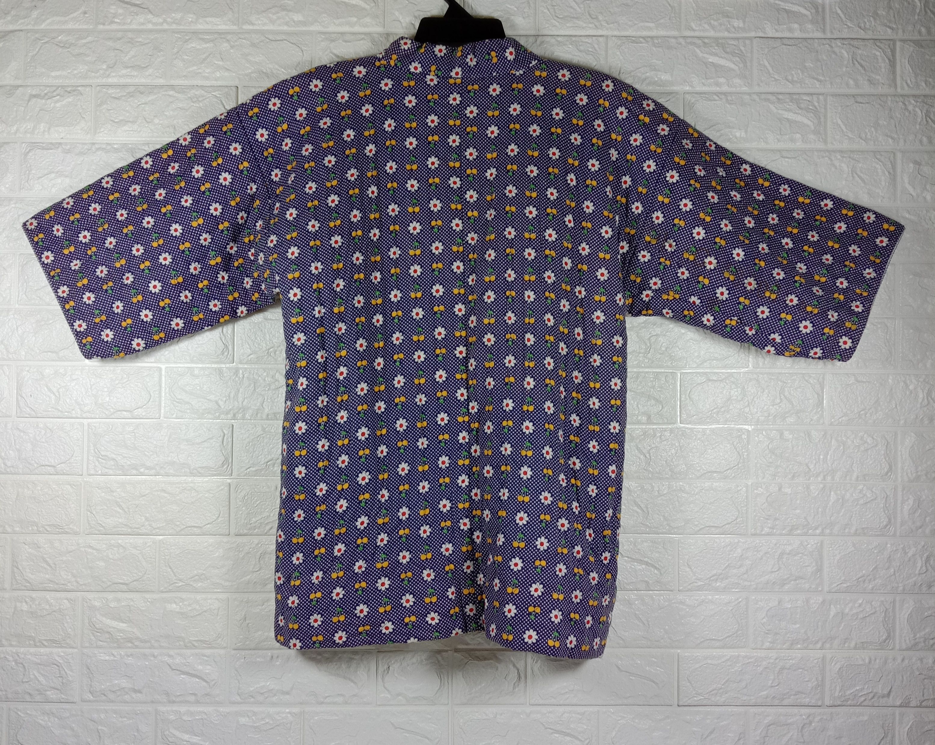 Japanese Brand Vintage Japanese Plaid Hanten Noragi Style Kimono Cardigan Size US L / EU 52-54 / 3 - 5 Thumbnail