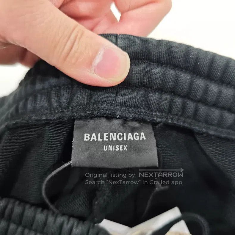 Balenciaga Balenciaga size XXS Distressed Dual-Ring Sport Pants Size US 27 - 3 Thumbnail