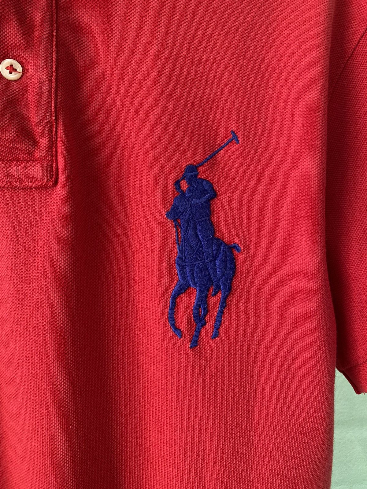 Polo Ralph Lauren × Ralph Lauren Polo Ralph Lauren Vintage Polo Shirt Number 3 Size US L / EU 52-54 / 3 - 2 Thumbnail