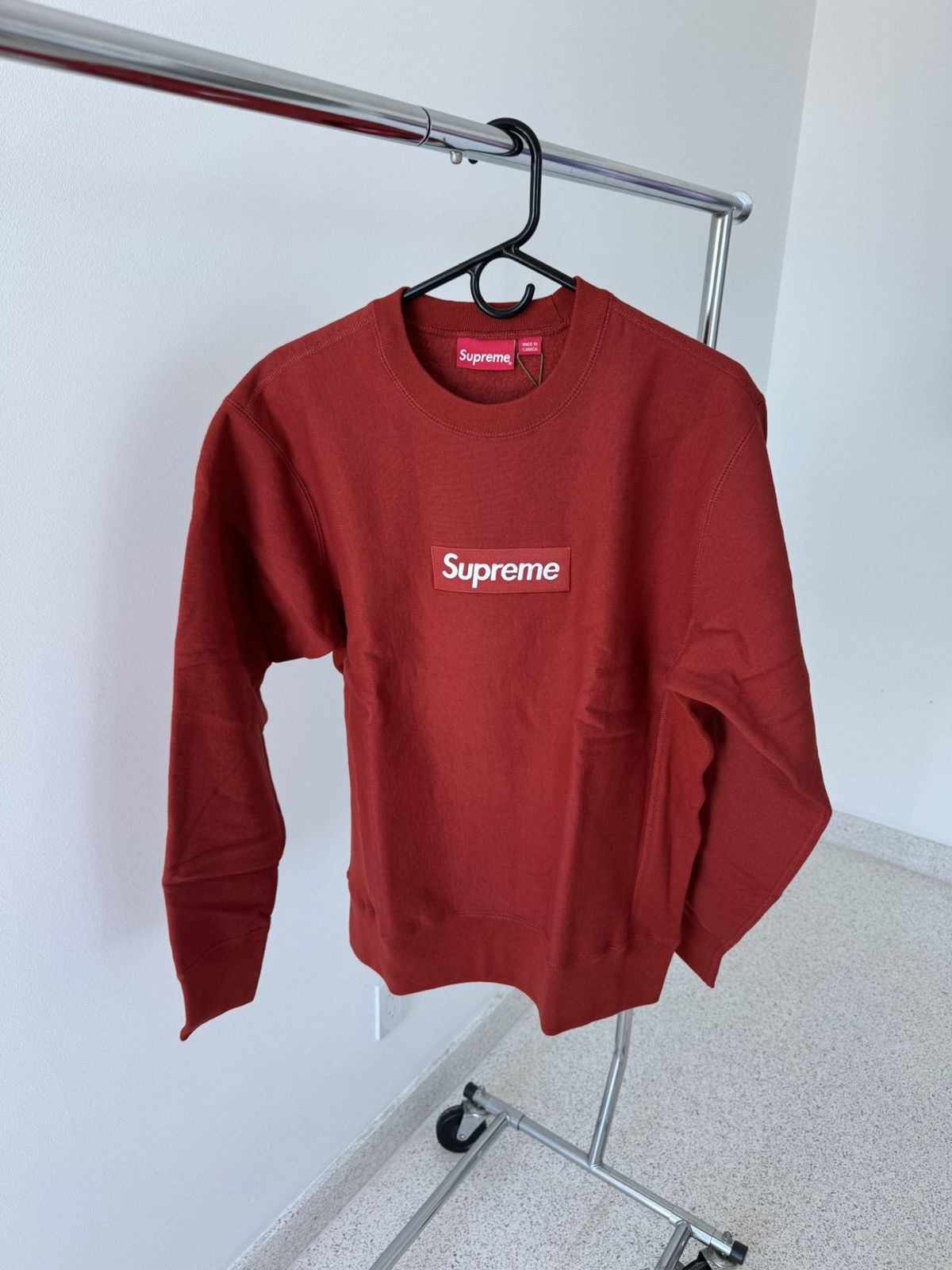 Supreme Supreme Box Logo Crewneck FW18 Size US M / EU 48-50 / 2 - 6 Thumbnail