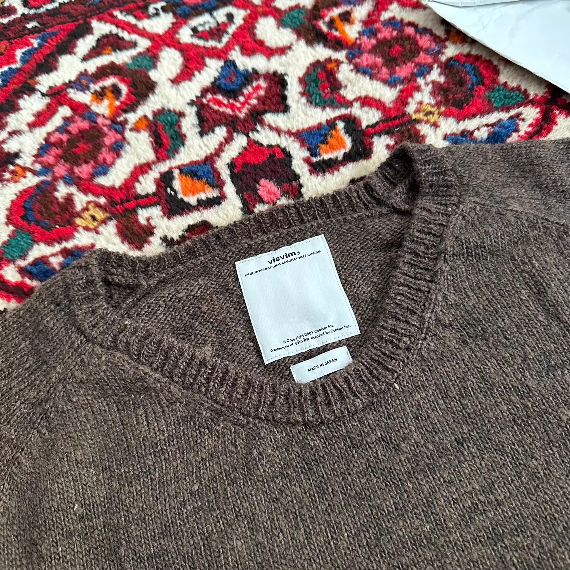 Visvim visvim 17AW College Mud Sweater Size US L / EU 52-54 / 3 - 4 Thumbnail