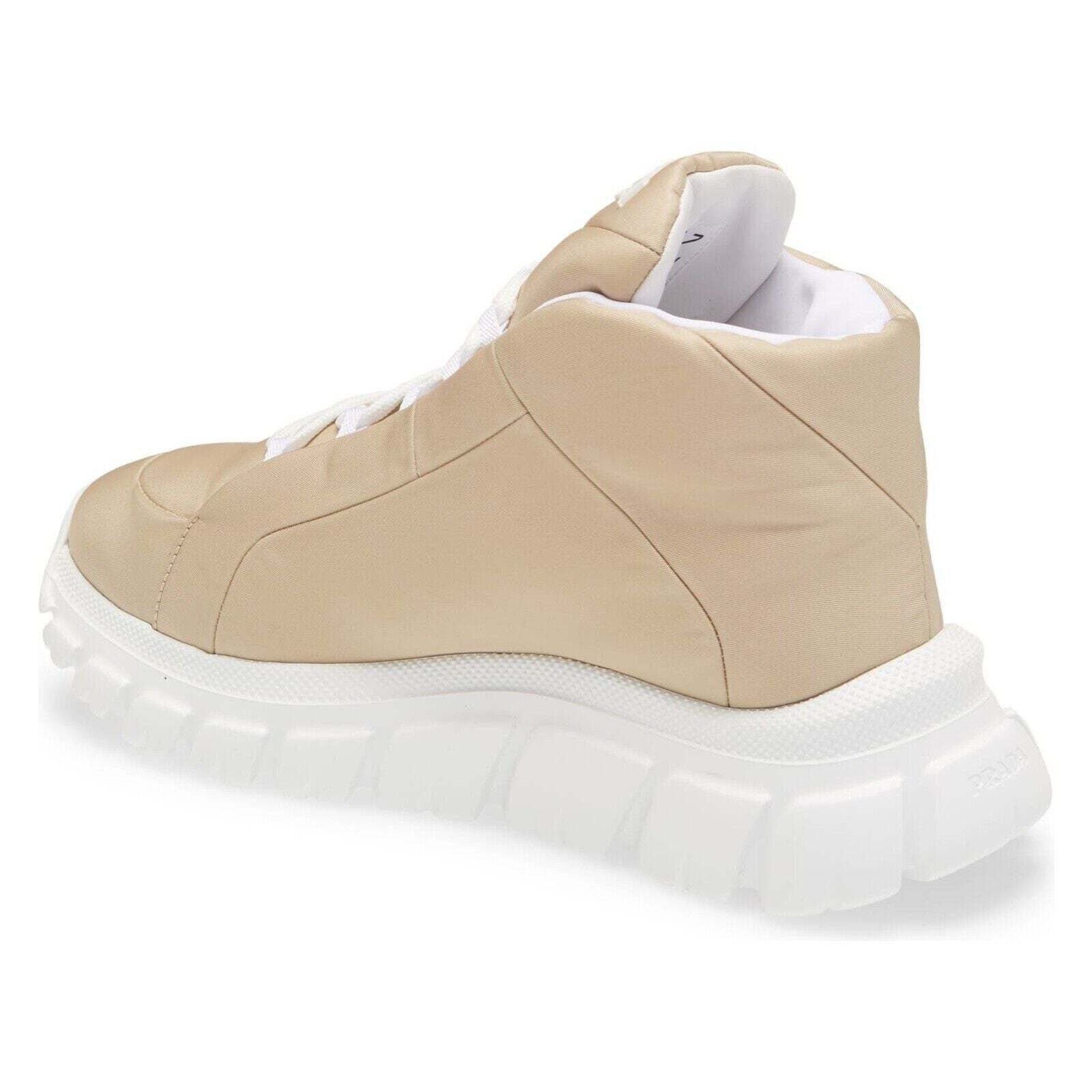 Prada Rush Piuma Platform Flat High Top Trainer Sneaker 39.5 Size US 9.5 / IT 39.5 - 8 Thumbnail