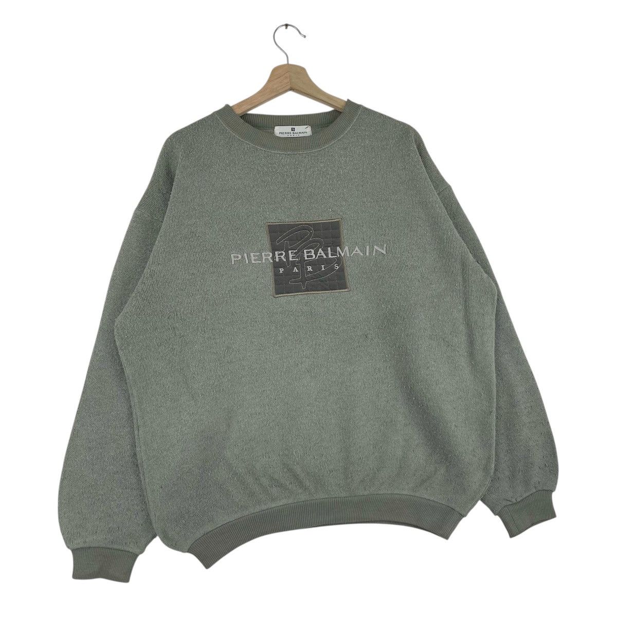 Pierre Balmain Vintage Pierre Balmain Paris Sweatshirt Size US XL / EU 56 / 4 - 3 Thumbnail