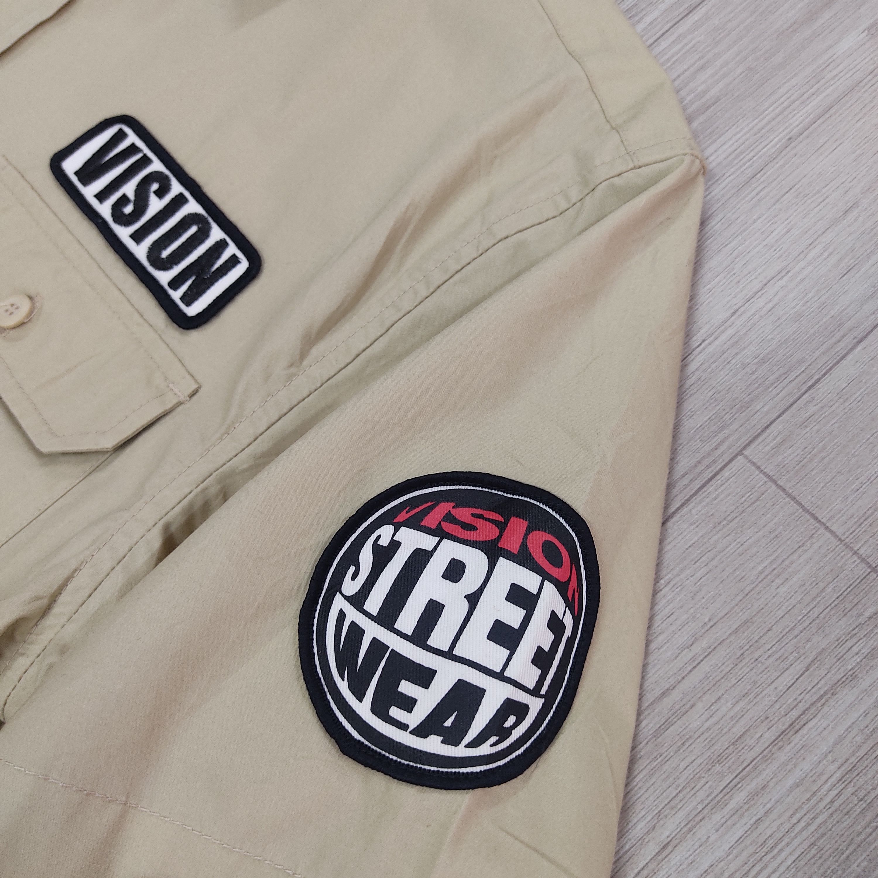 Vision Streetwear VISION STREETWEAR Buttons Up & Patched Works Shirts Size US M / EU 48-50 / 2 - 9 Thumbnail