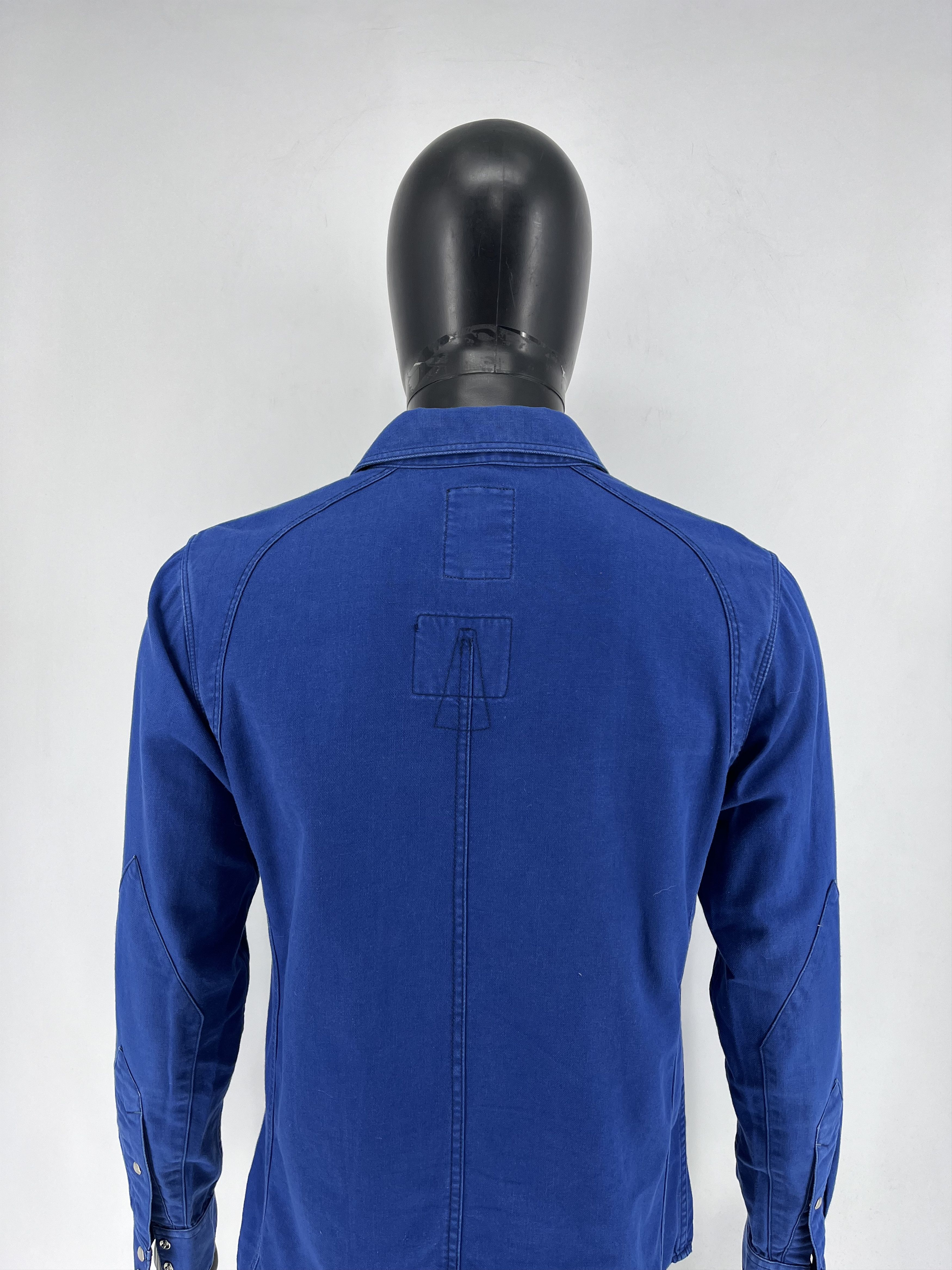 G-Star Vintage Y2K G Star Raw Men’s Navy Shirt With Big Logo Size US M / EU 48-50 / 2 - 9 Thumbnail