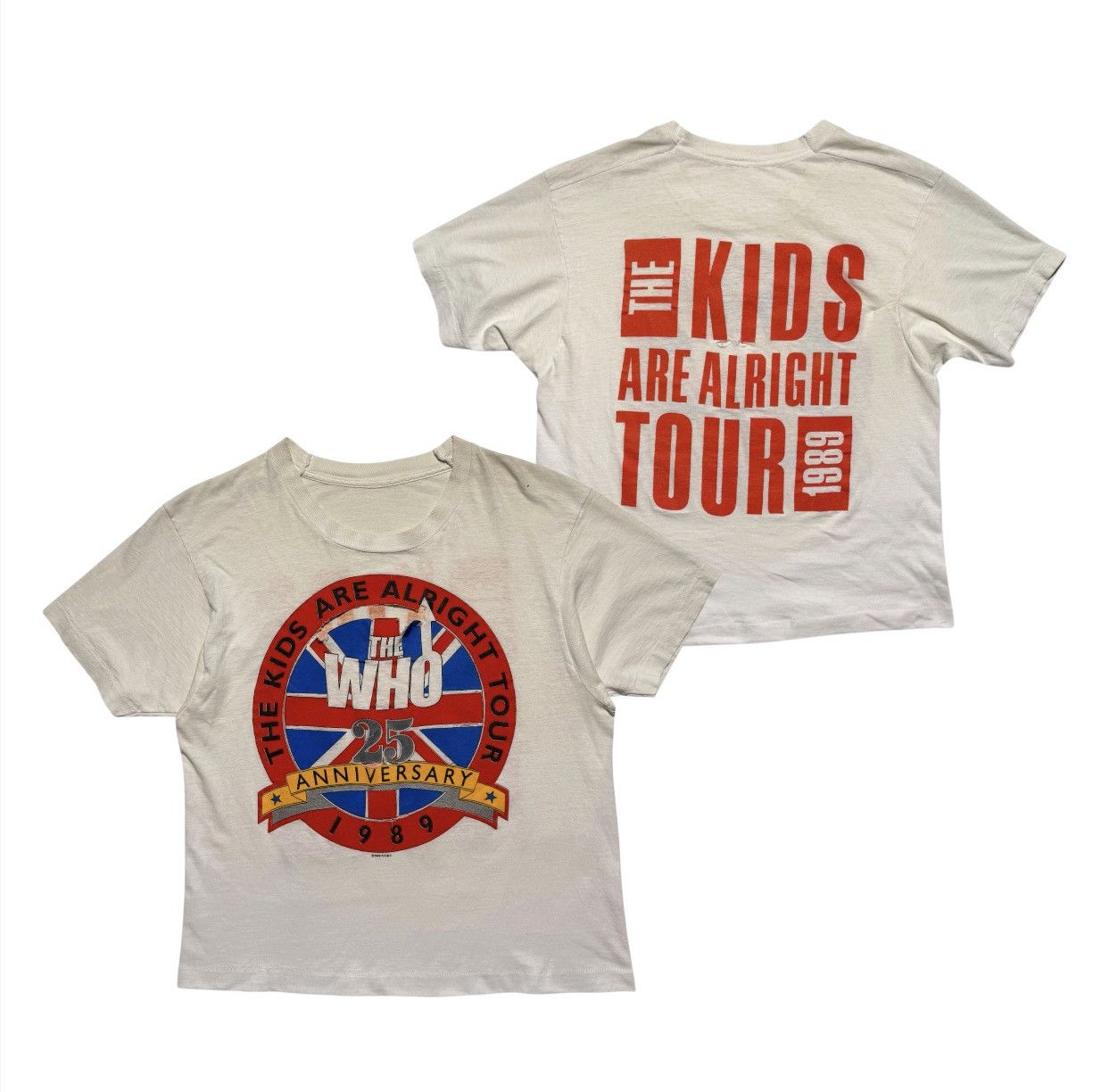 Vintage The who 1989 the kids are alright tour tee Size US S / EU 44-46 / 1 - 1 Thumbnail